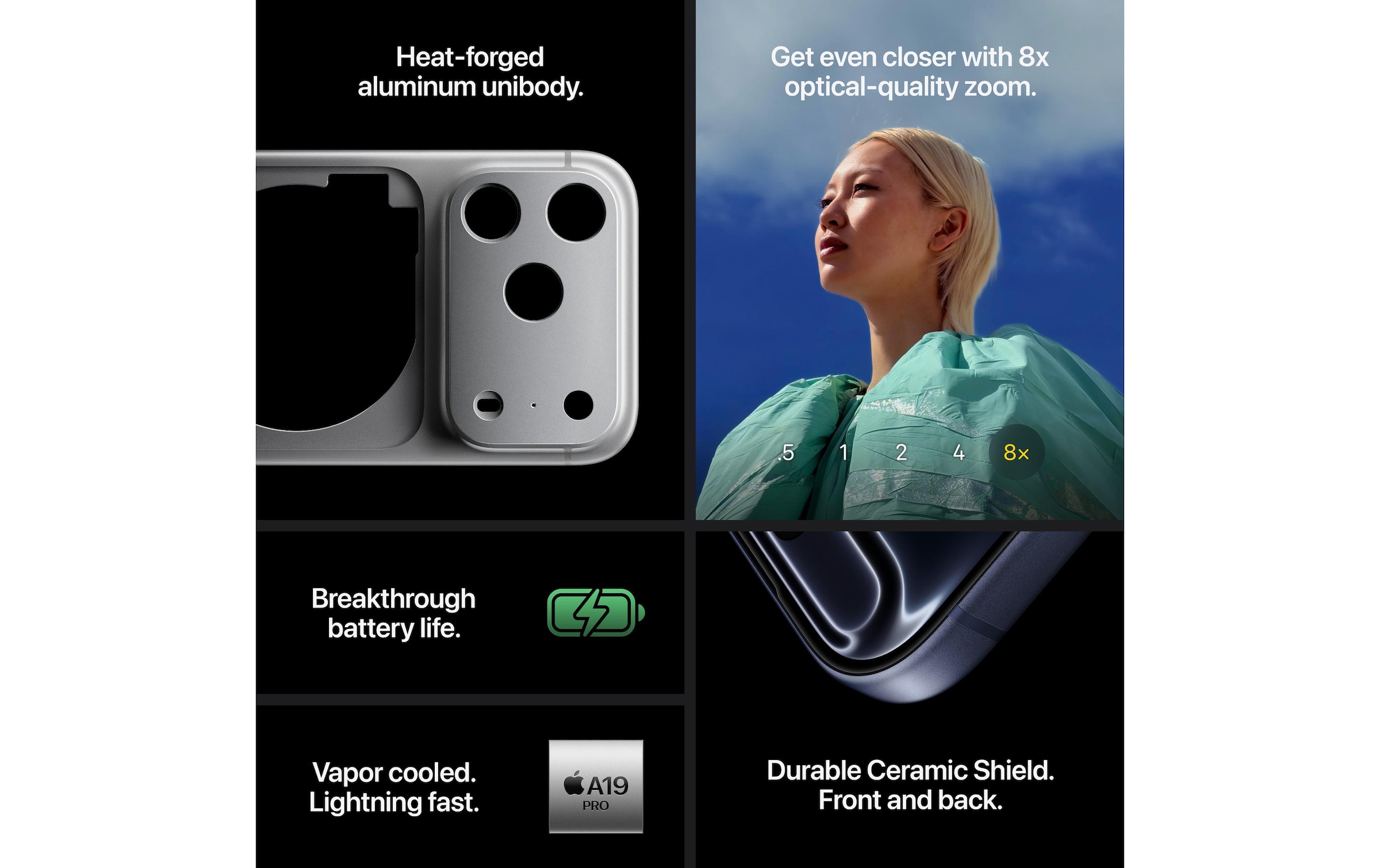 Apple Smartphone »iPhone 17 Pro« Orange Induktionsladung