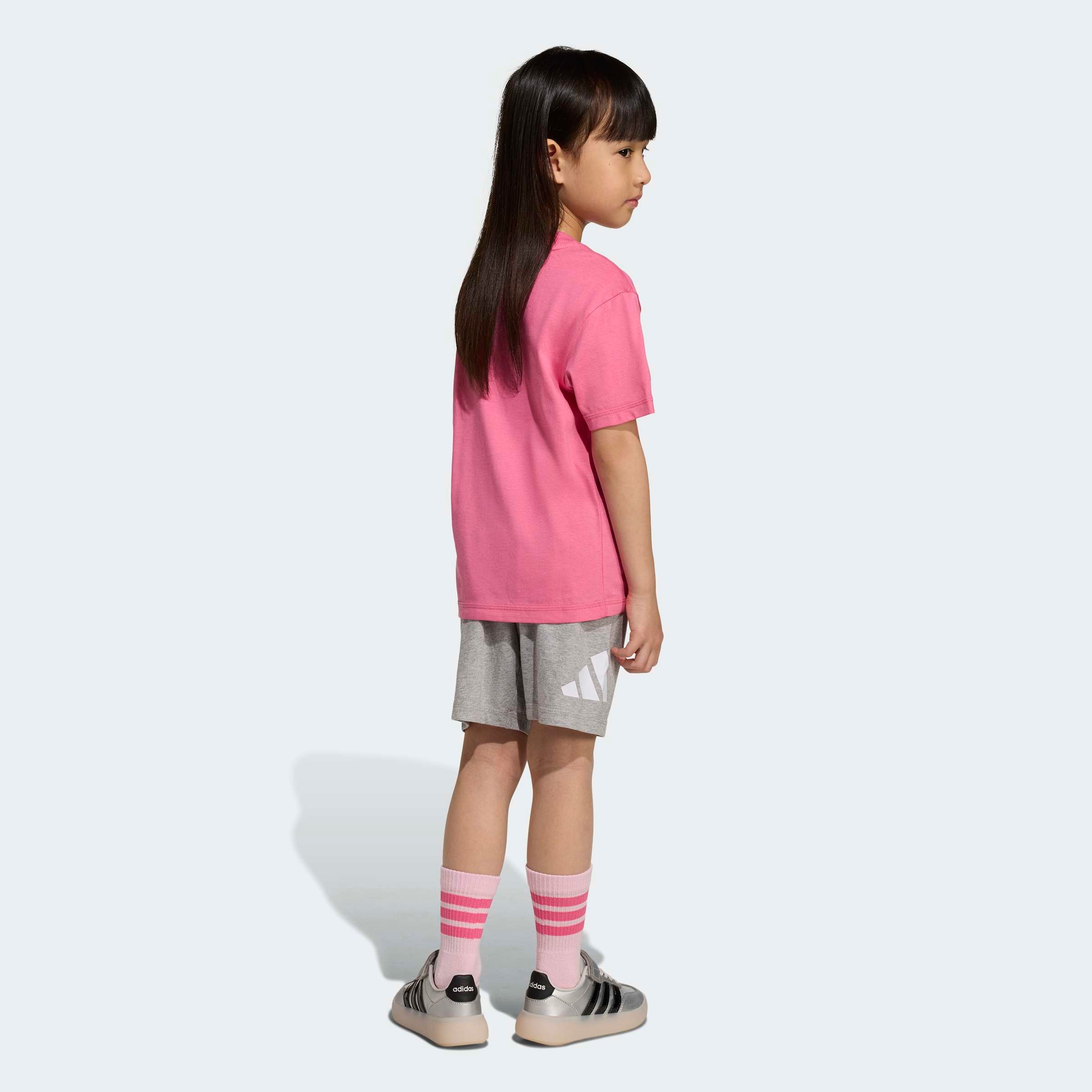adidas Sportswear Combinaison d'entraînement »LK BL T-SET 160« 2 pièces pour enfants, deux pièces, en coton