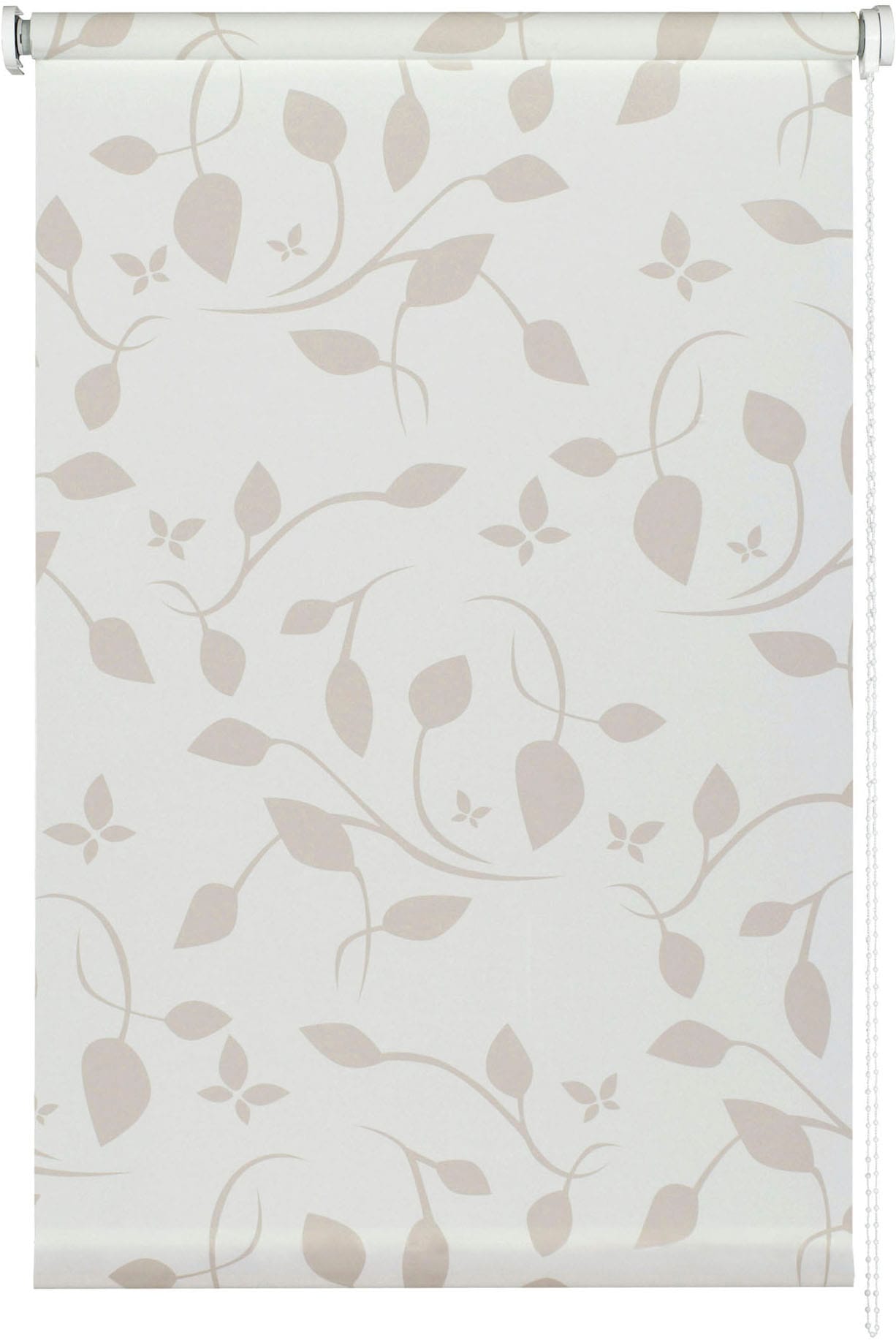 Liedeco Store à tirage latéral »Seitenzugrollo Design Ranke« Transparent suspendu librement Translucide avec protection visuelle, montage flexible