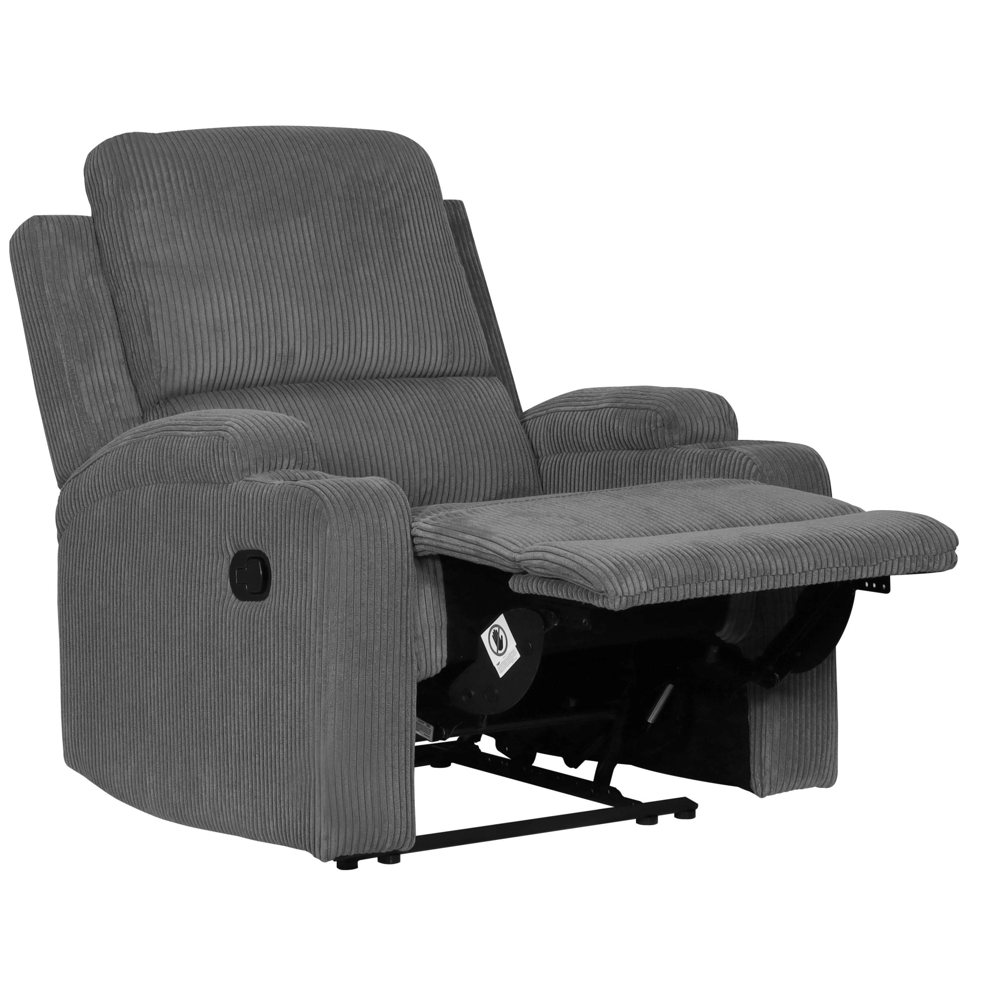 GOODproduct Relaxsessel »NAPORI Cord, Kinosessel, Multimedia-Sessel« TV-Sessel mit manueller u elektrischer Relaxfunktion u. Getränkehalter