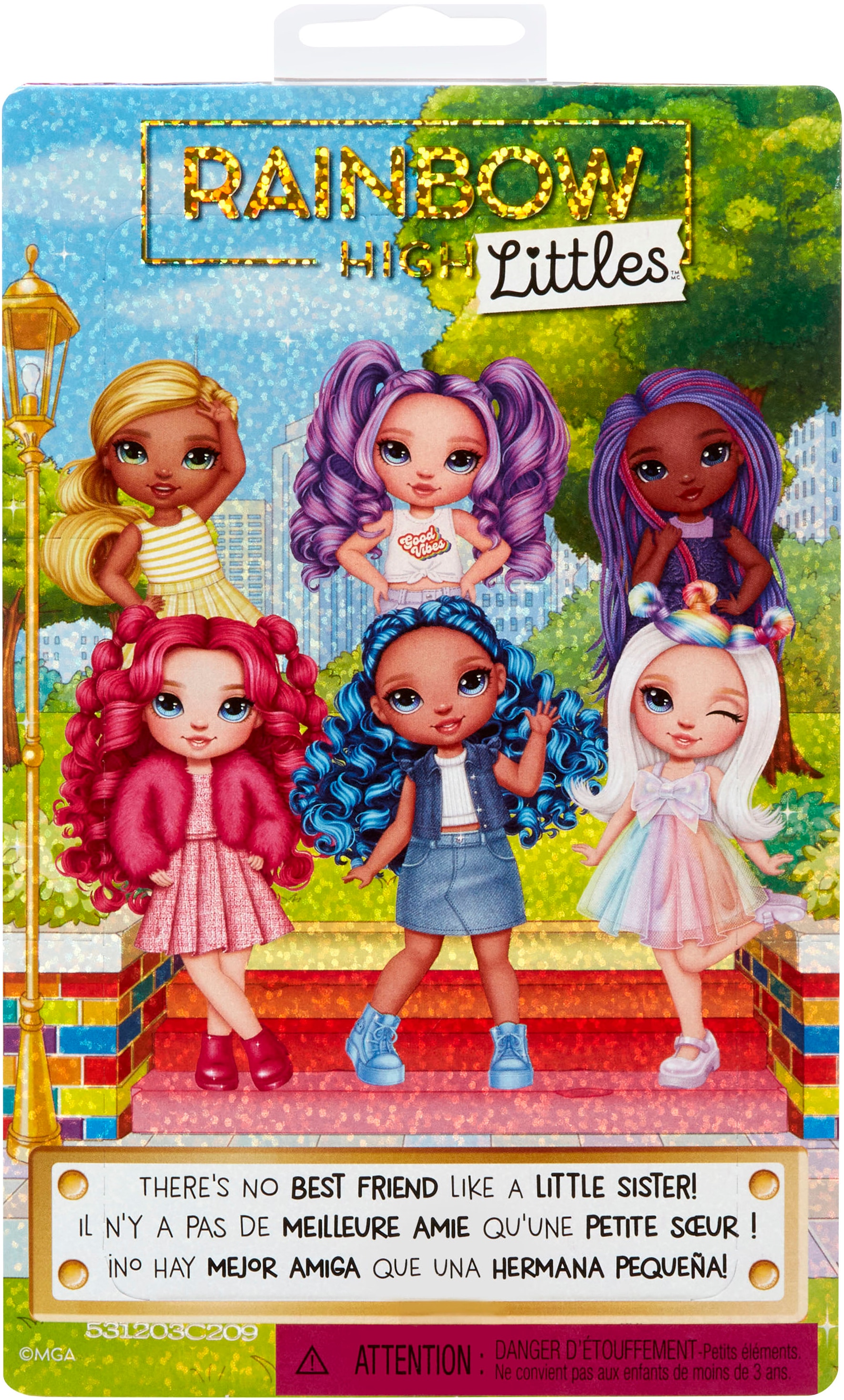 RAINBOW HIGH Anziehpuppe »Rainbow High Littles Dolls - Opal (Rainbow)«
