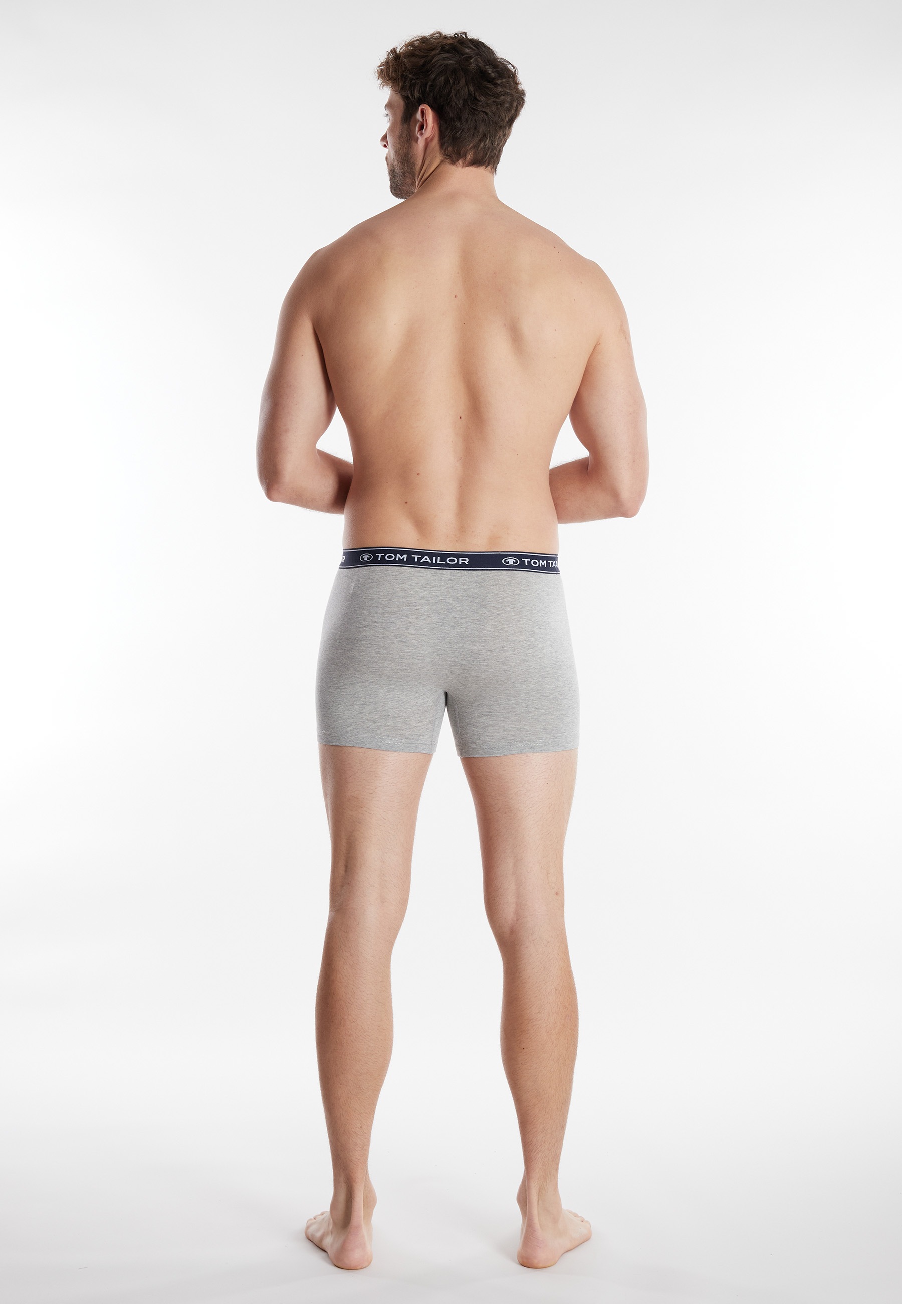 TOM TAILOR Boxers »Buffer« confortable, basique, ajusté, respirant, ceinture logo, mélange coton
