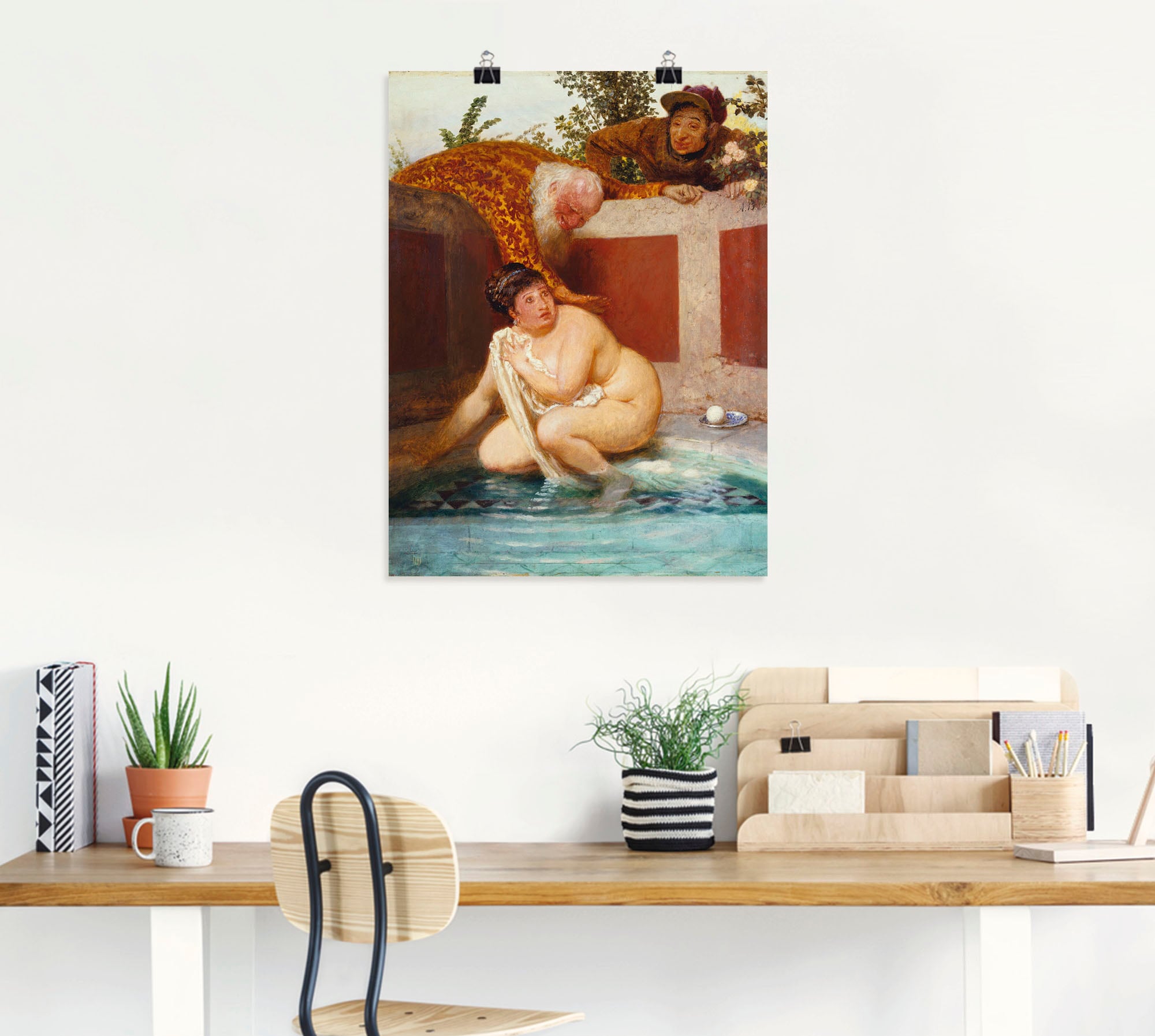 Artland Wandbild »Susanna im Bade. 1888« Frau 1 Stk. tlg. als Leinwandbild, Poster in verschied. Grössen