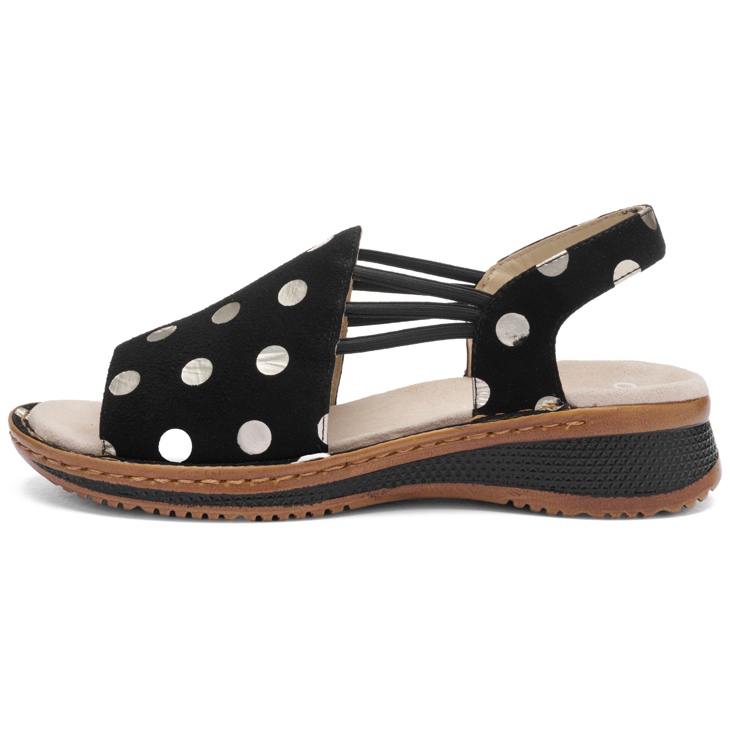 Ara Sandale à lanières »HAWAII«  , chaussure d'été, sandale, talon compensé, avec bandes stretch, largeur G