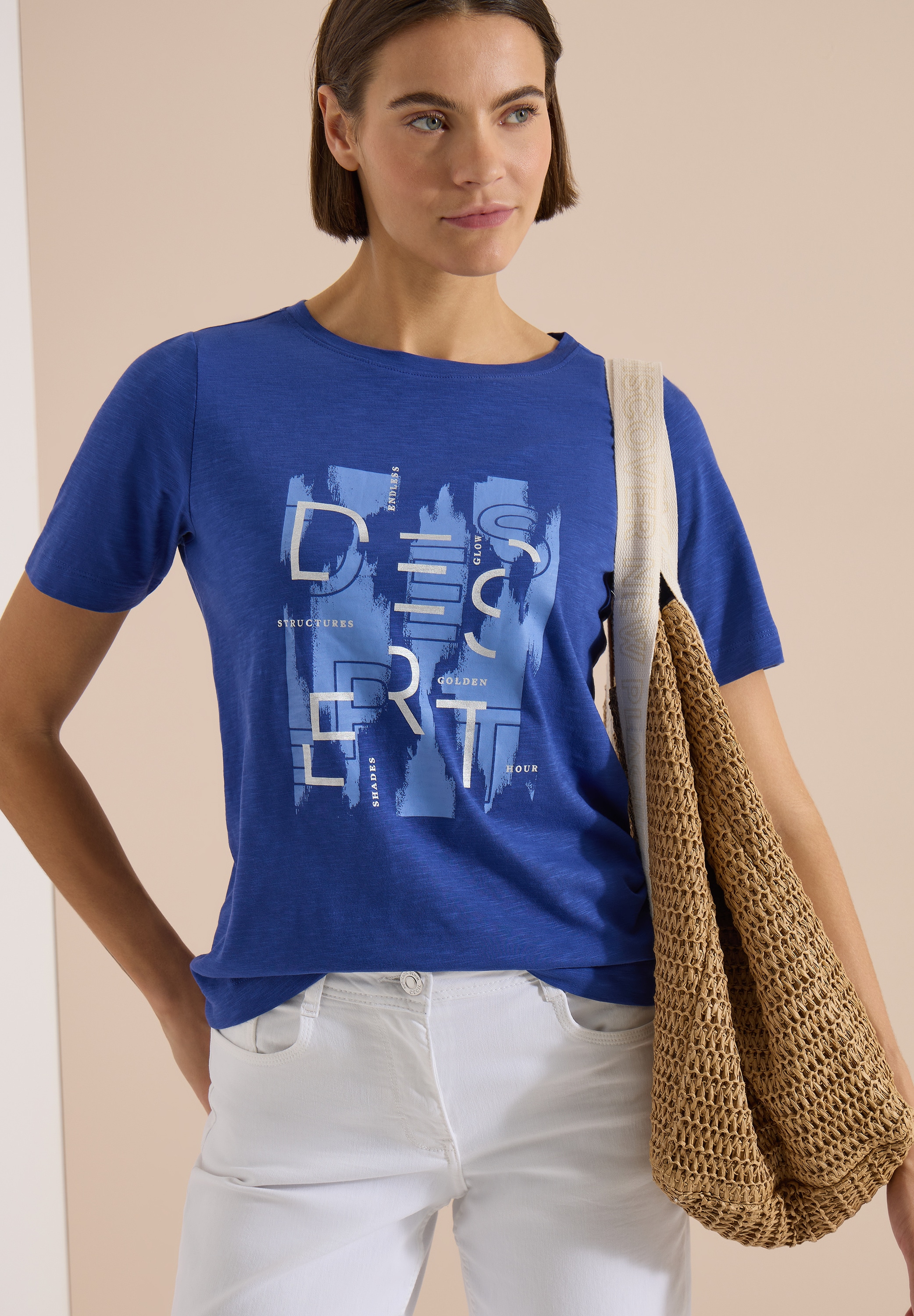 Cecil T-shirt à manches courtes T-shirt d'été avec imprimé