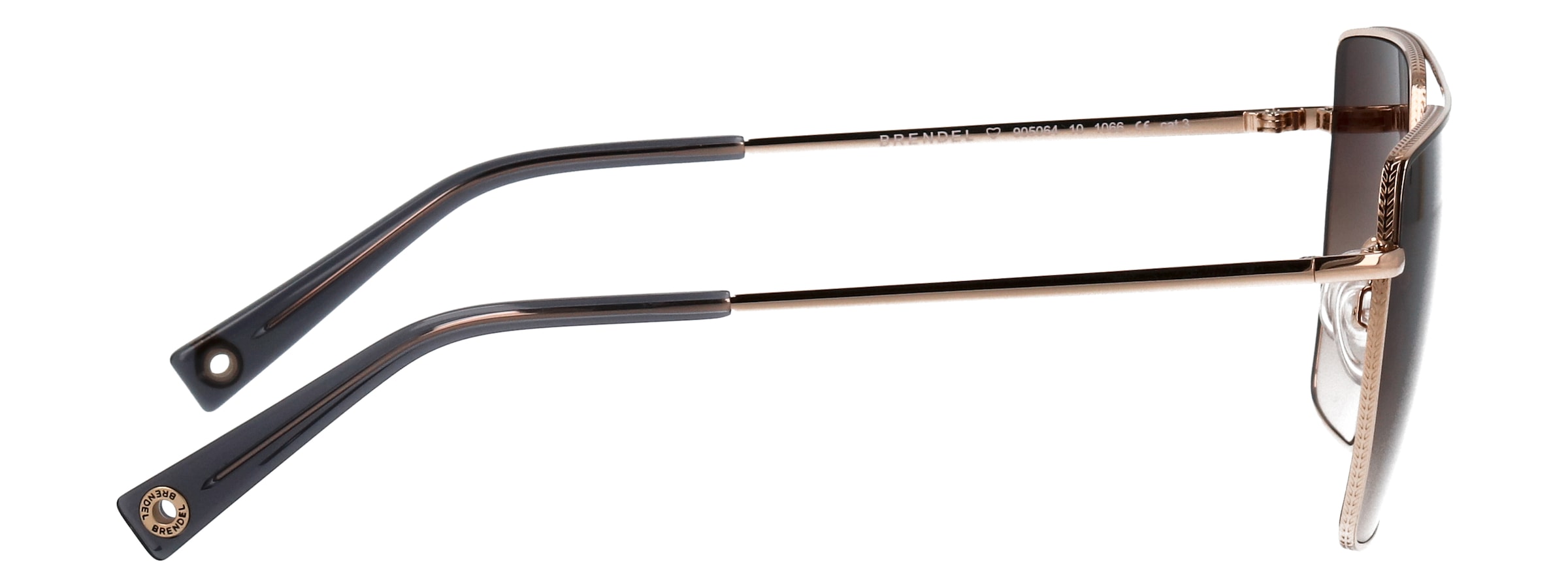 BRENDEL eyewear Lunettes de soleil »Modell 905064« Form Pilot, Logoschriftzug auf Bügel, Metallfassung