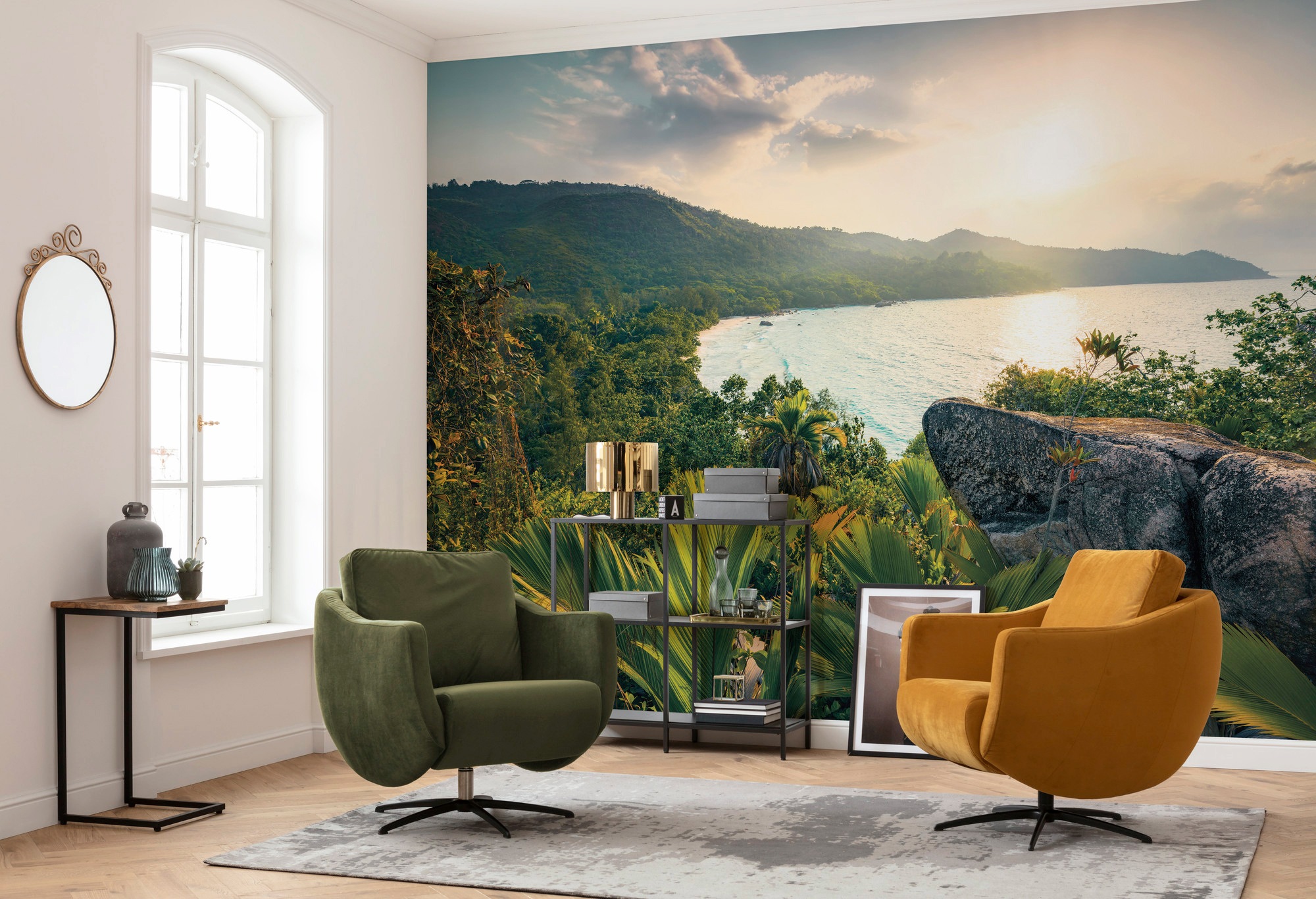 Komar Vliestapete »Digitaldruck Vlies -  Golden Air - Grösse 450 x 280 cm« bedruckt glatt Wohnzimmer, Schlafzimmer