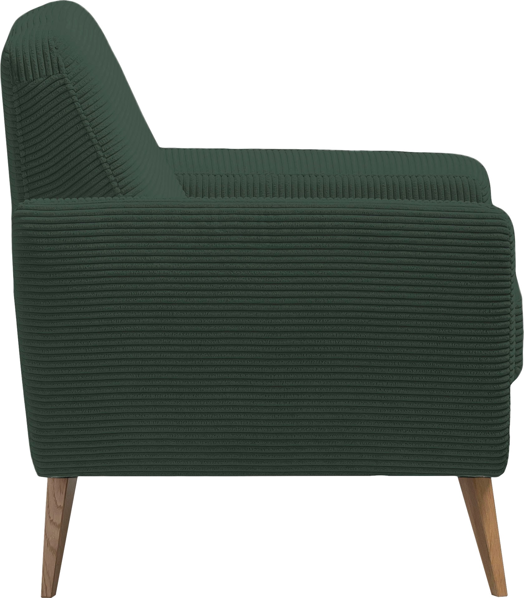 exxpo - sofa fashion Sessel »Samso, Loungesessel« elegant und bequem, aktueller Cord Bezug