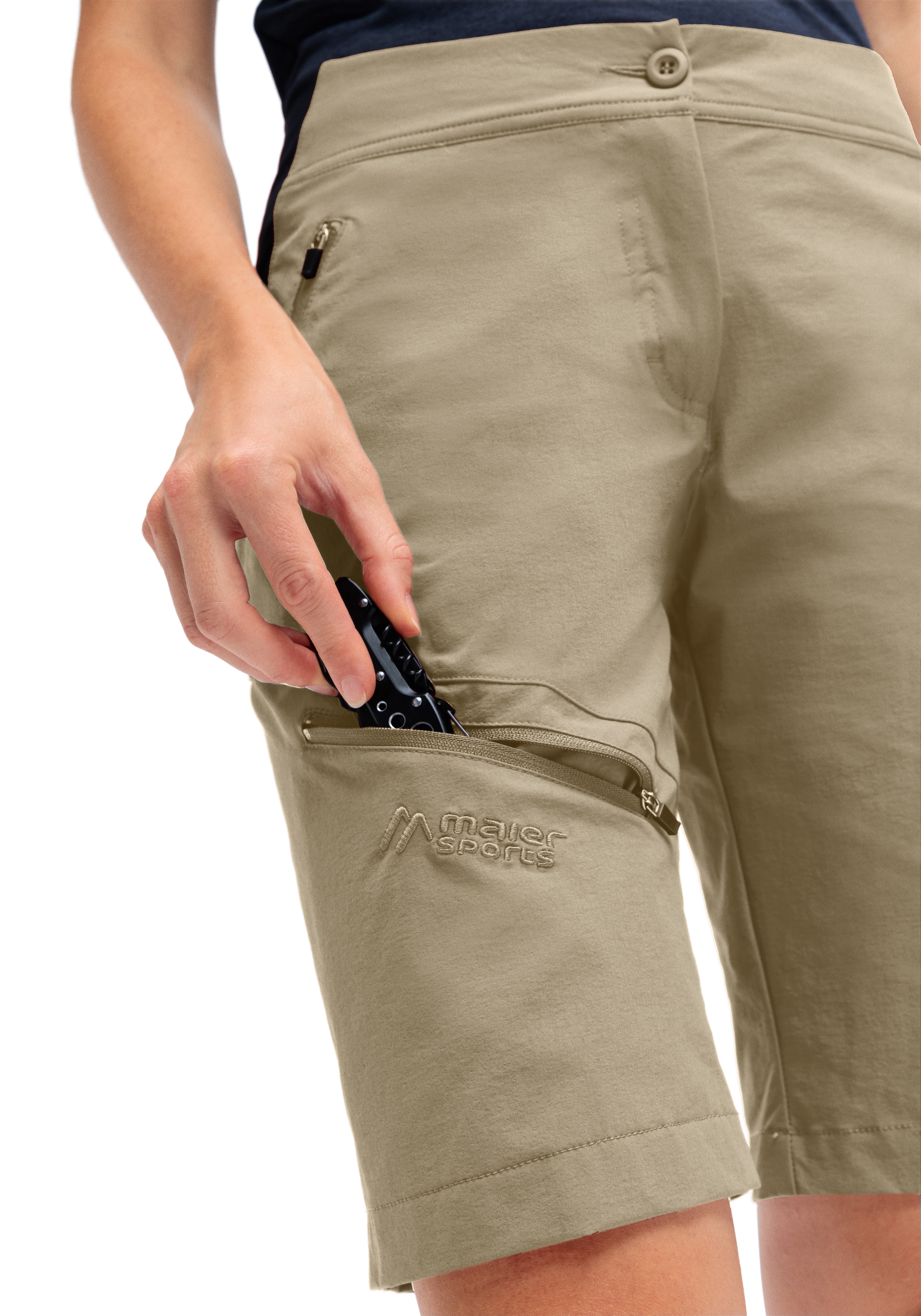 Maier Sports Pantalon de plein air »Inara Short Vario«  Damen Shorts, kurze Wanderhose, Outdoor-Hose, 4 Taschen, Regular Fit
