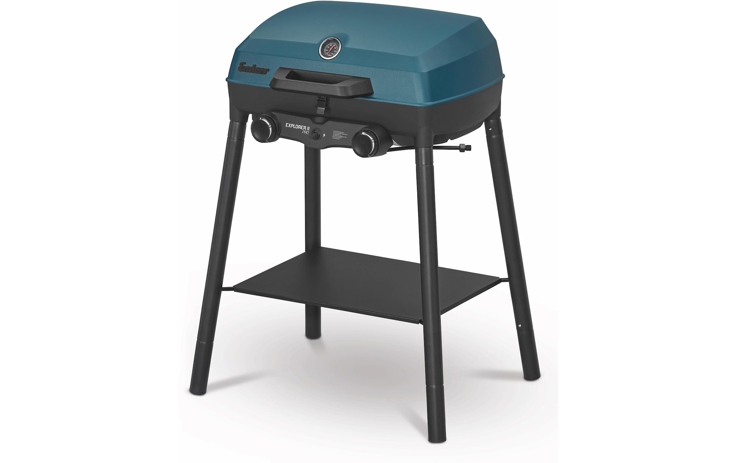 Enders® Gasgrill »Explorer II Pro« Mobiler Gasgrill mit zwei Edelstahlbrennern und Aluguss-Haube