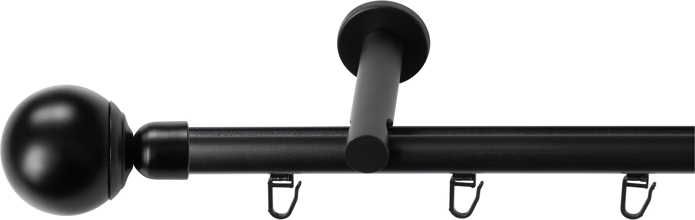 SN DECO GROUP Gardinenstange Ø 19 mm 1 läufig-läufig Fixmass;kürzbar