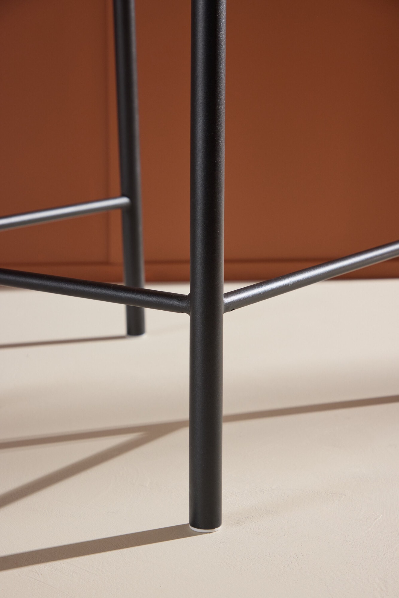 Venture Home Barhocker »Polly, Barhocker mit Rückenlehne und geflochtenem Seilsitz, 120 kg« 1 Stk. tlg. Tresenstuhl, Rattan, Stahlrahmen, geflochtenes Seil, hell