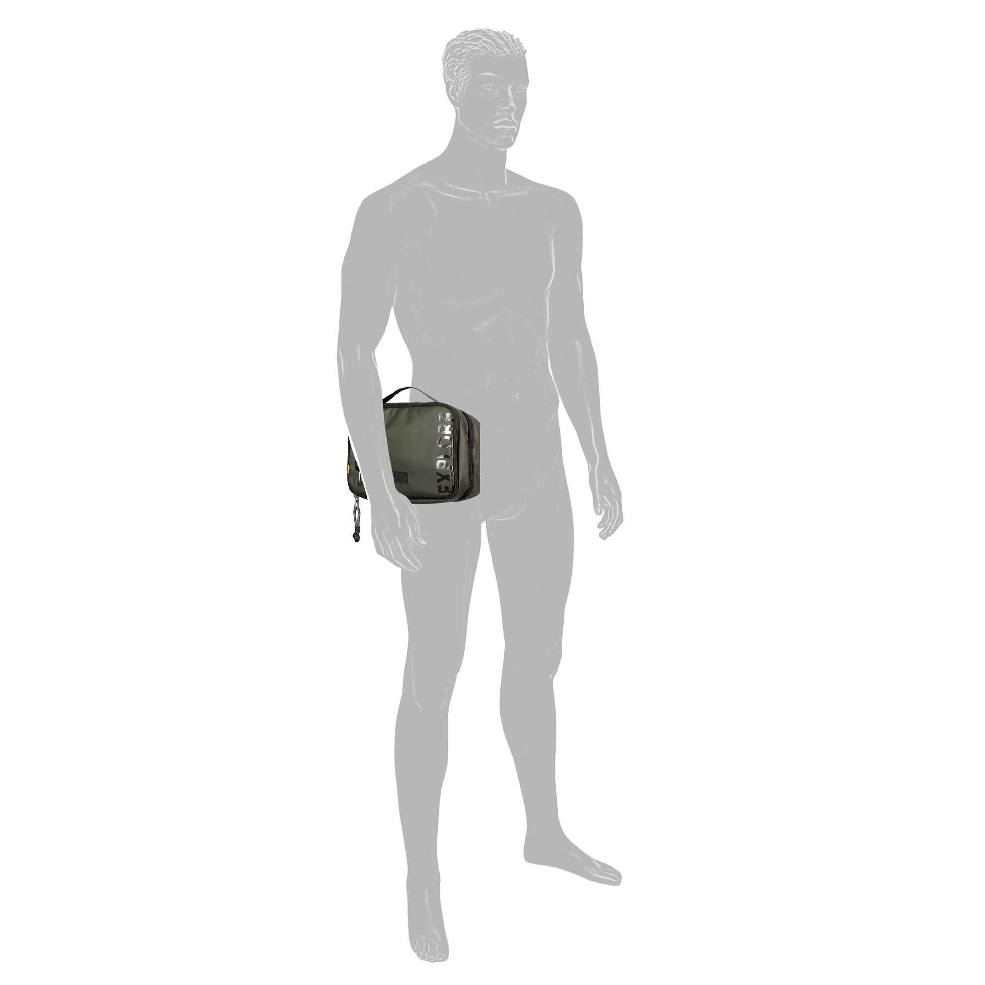 camel active Nécessaire de toilette »Explore« Trousse de toilette unisexe avec fermetures éclair réfléchissantes