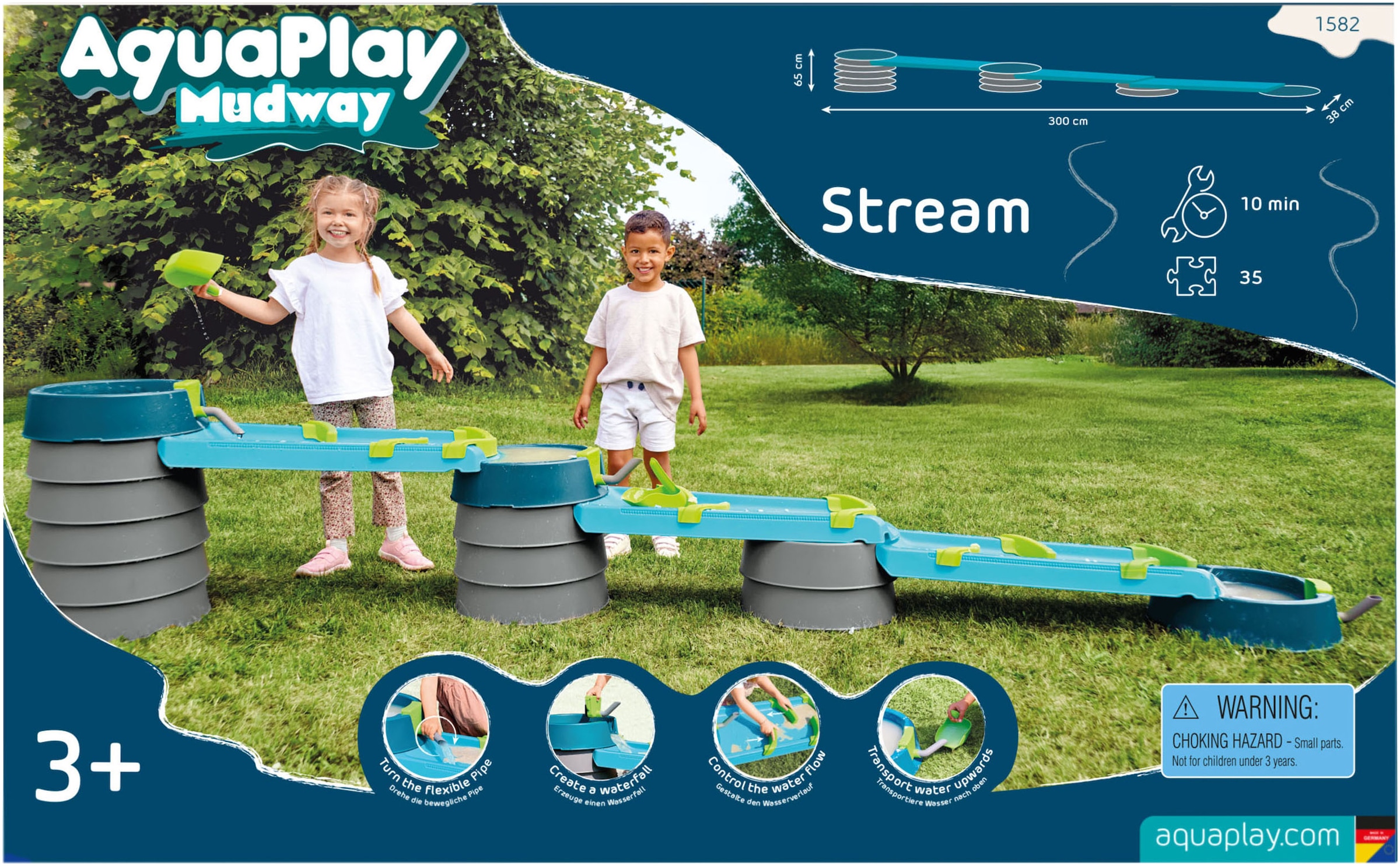 Aquaplay Wasserbahn »Mudway STREAM« Made in Germany