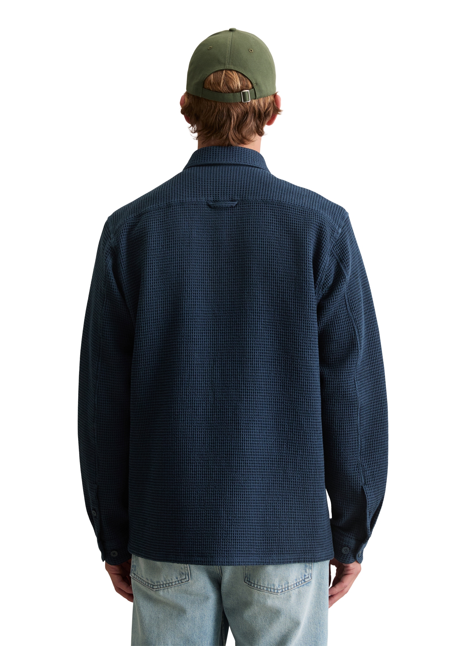 Marc O'Polo DENIM Chemise à manches longues mit Struktur, Kentkragen