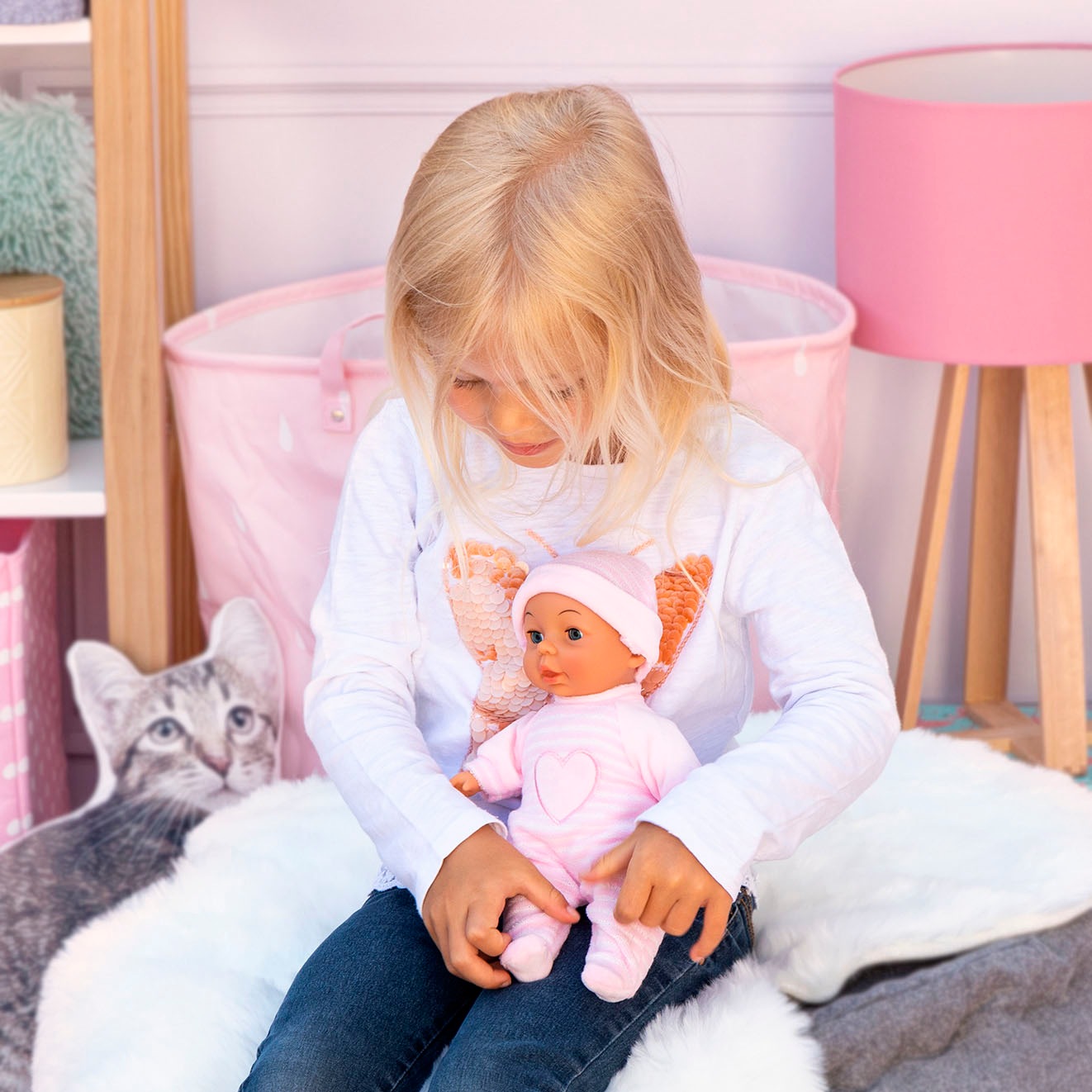 Bayer Poupée bébé »My First Baby, 28 cm rosa«