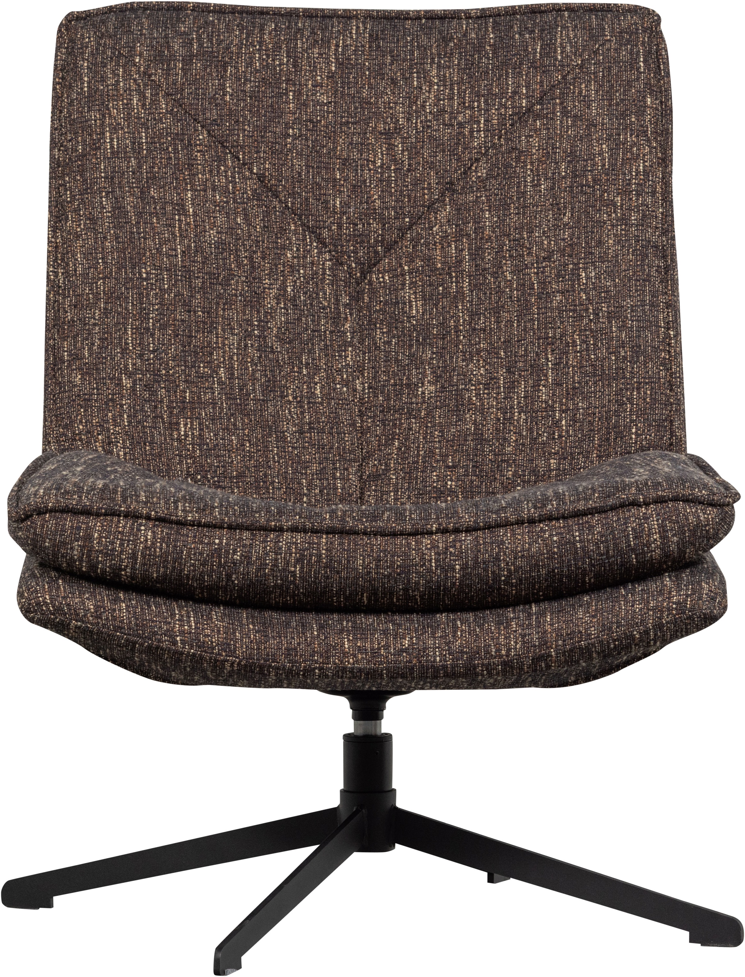 WOOOD Drehsessel »Milaro mit Fling-Melange-Bezug und Drehmechanismus B75 x T94 x H88 cm« Hohe Verschleissfestigkeit, Tragkraft 120 kg, mittlere Sitzhöhe