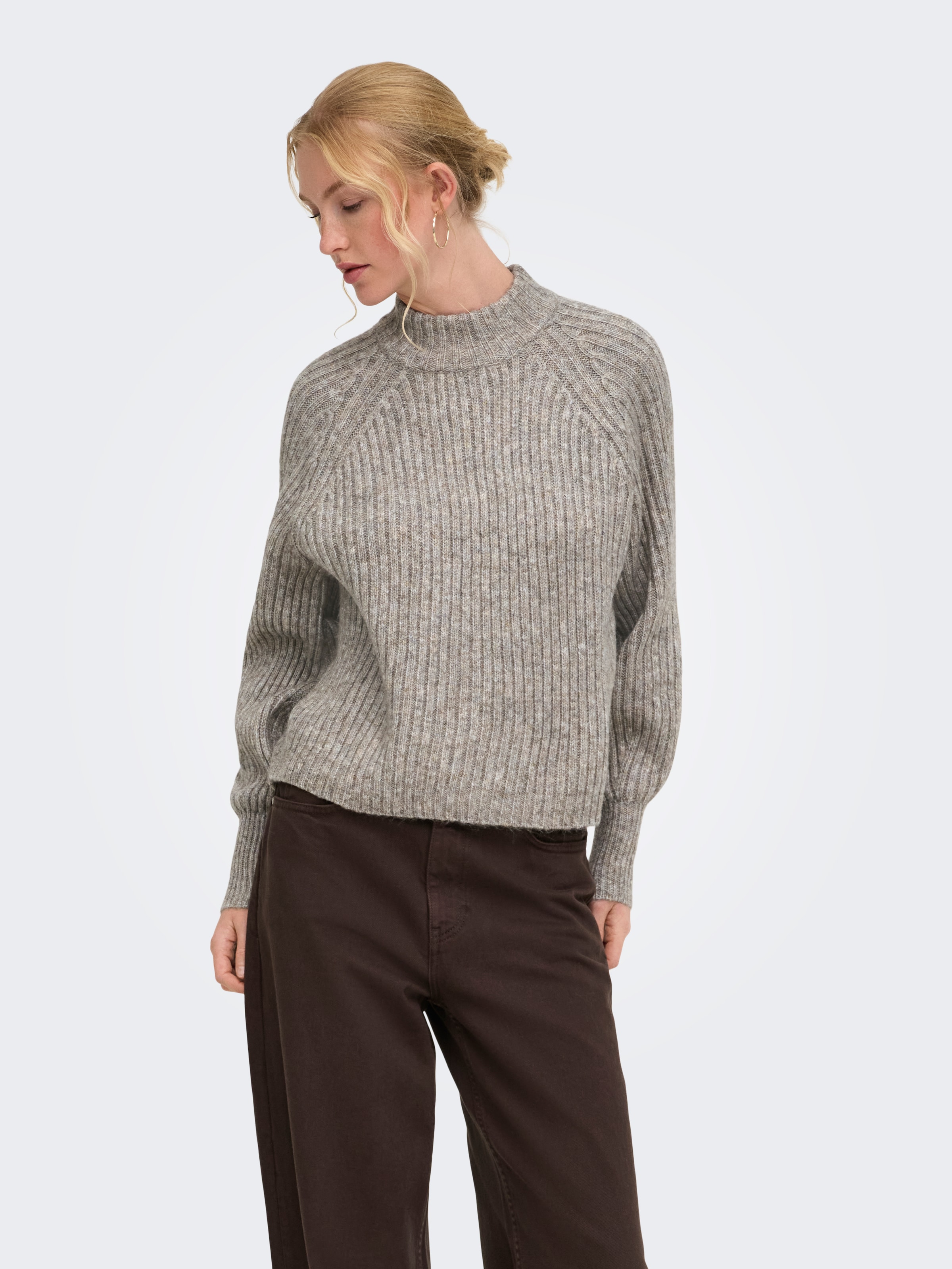 ONLY Pull en tricot »ONLKALIBU L/S PULLOVER KNT NOOS« fibre synthétique, coupe régulière