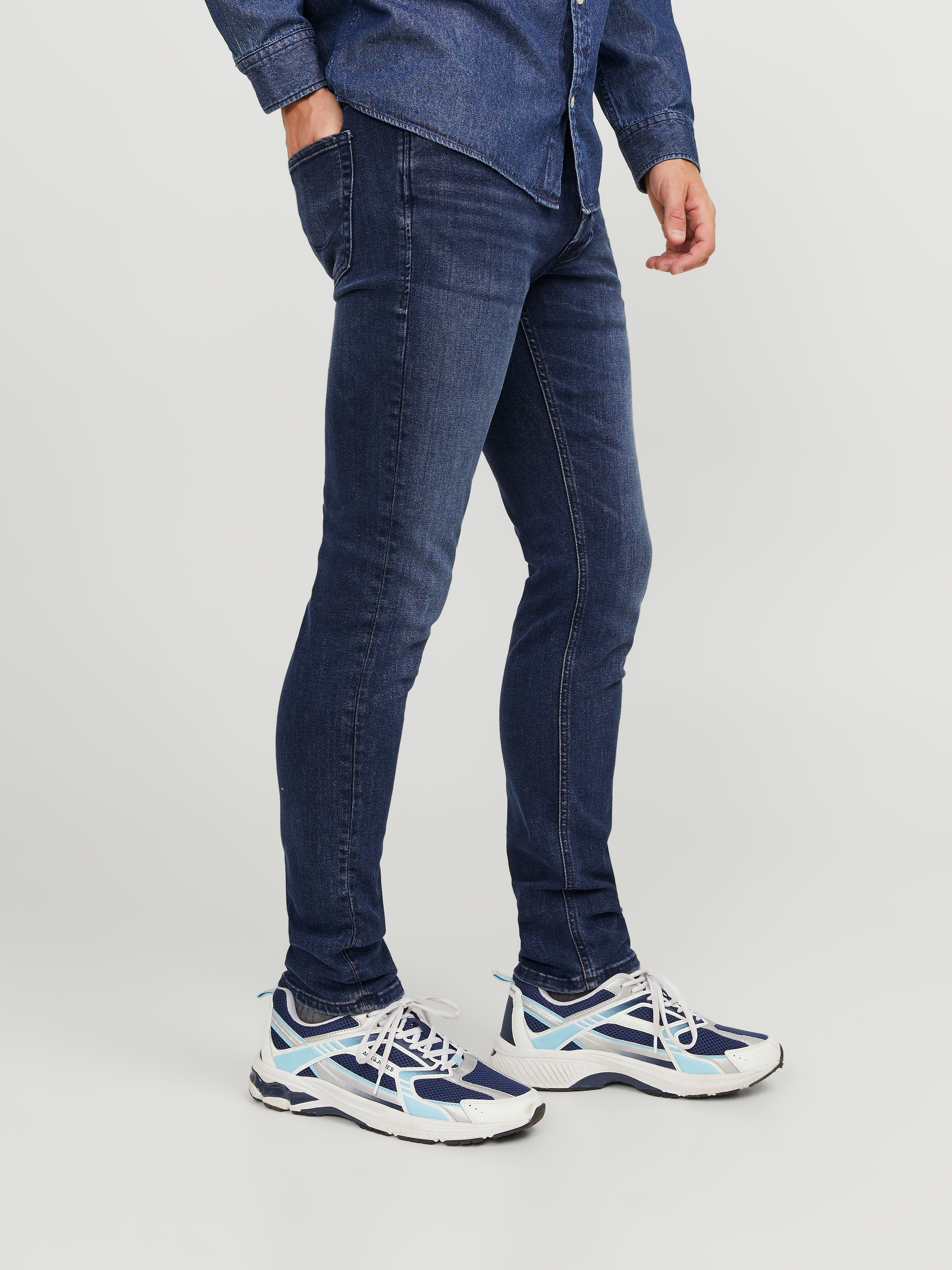 Jack & Jones Jeans slim »JJIGLENN  Slim-Fit mit Stretch und praktischer 5-Pocket-Form« Baumwollmischung, slim fit