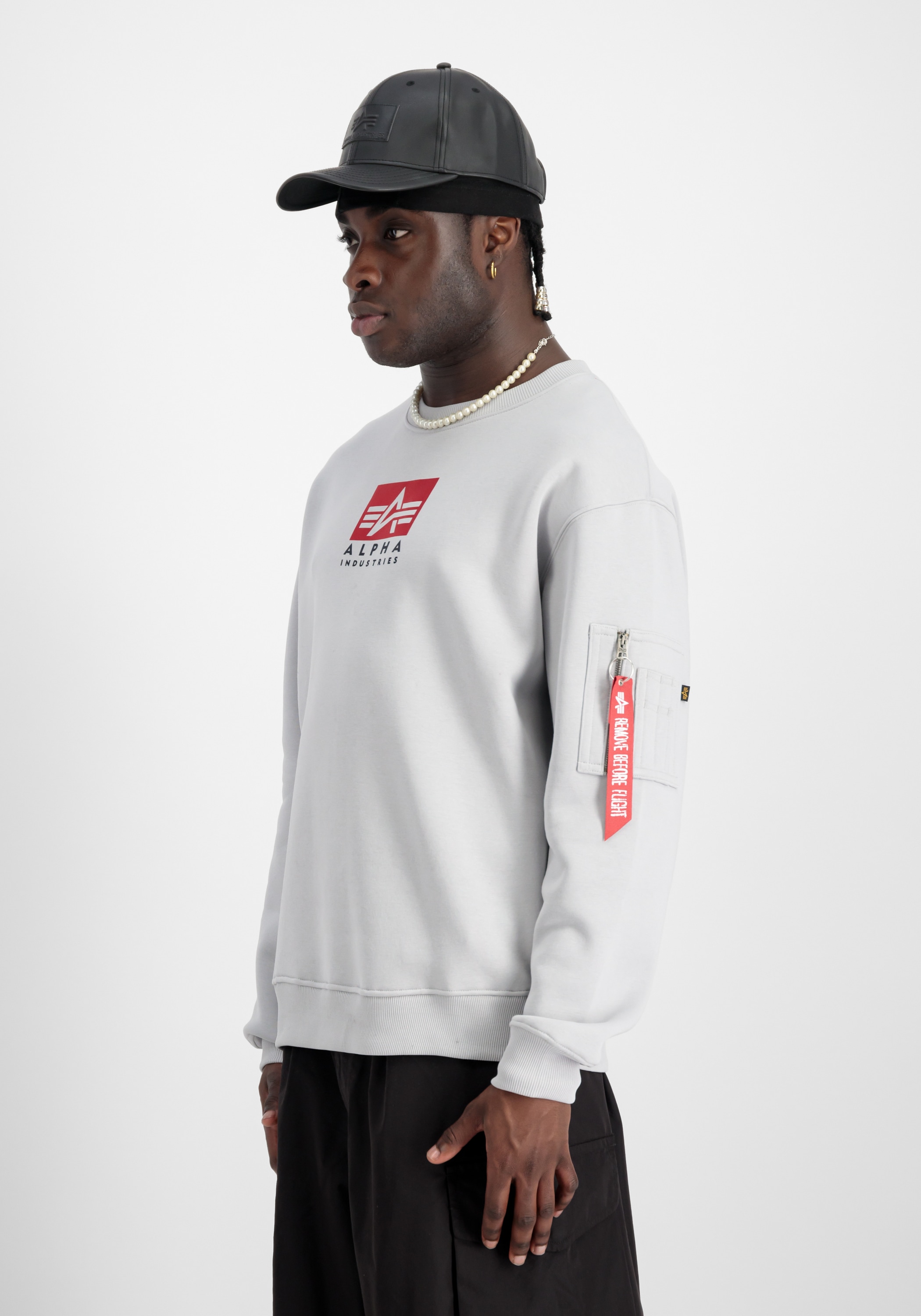 Alpha Industries Sweater »Satin Logo Sweatshirt«
