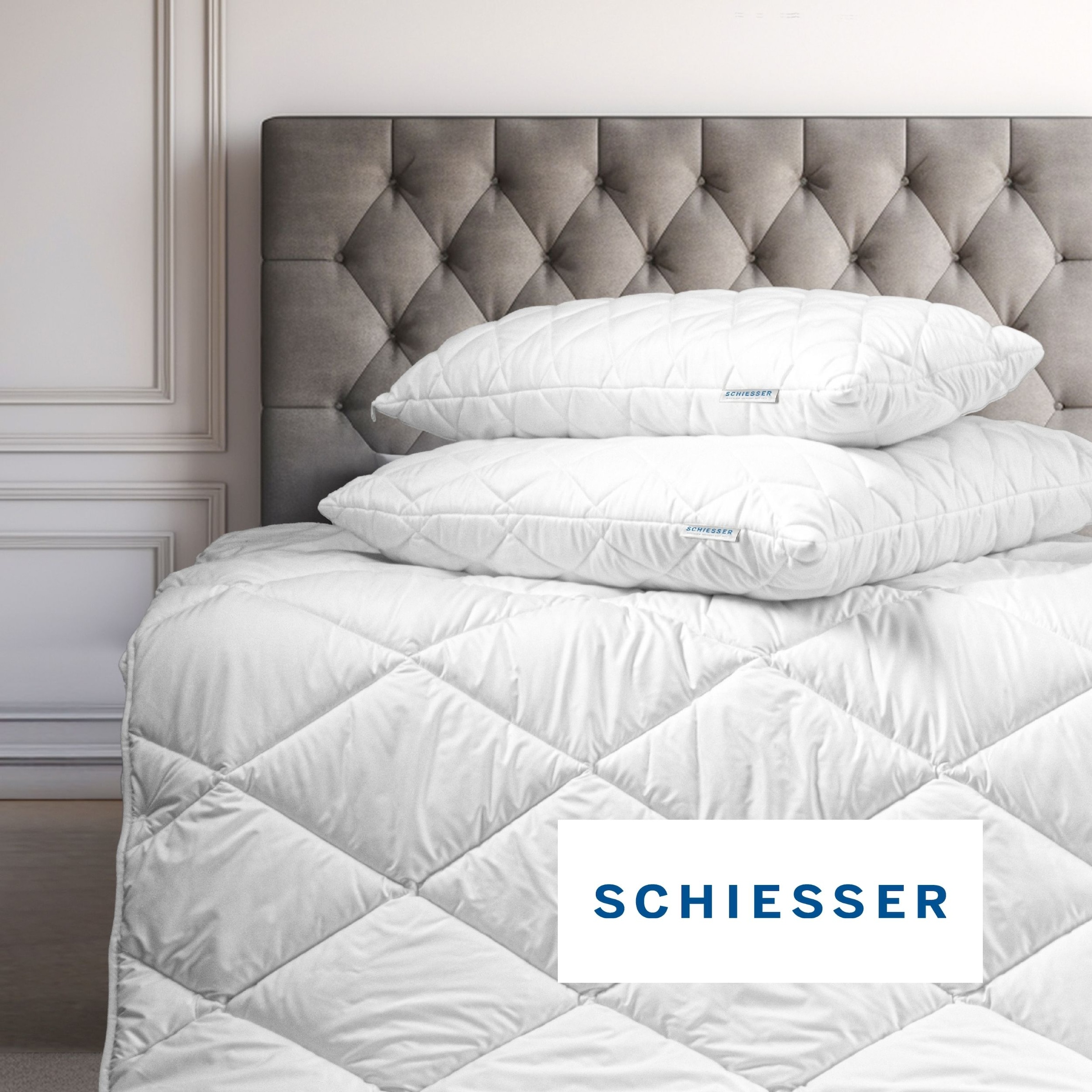 Schiesser Couette microfibre »Hygge leichte Ganzjahressteppdecke mit flauschiger Füllung« normal 1 cuis tlg. Certifié STANDARD 100 par OEKO-TEX®
