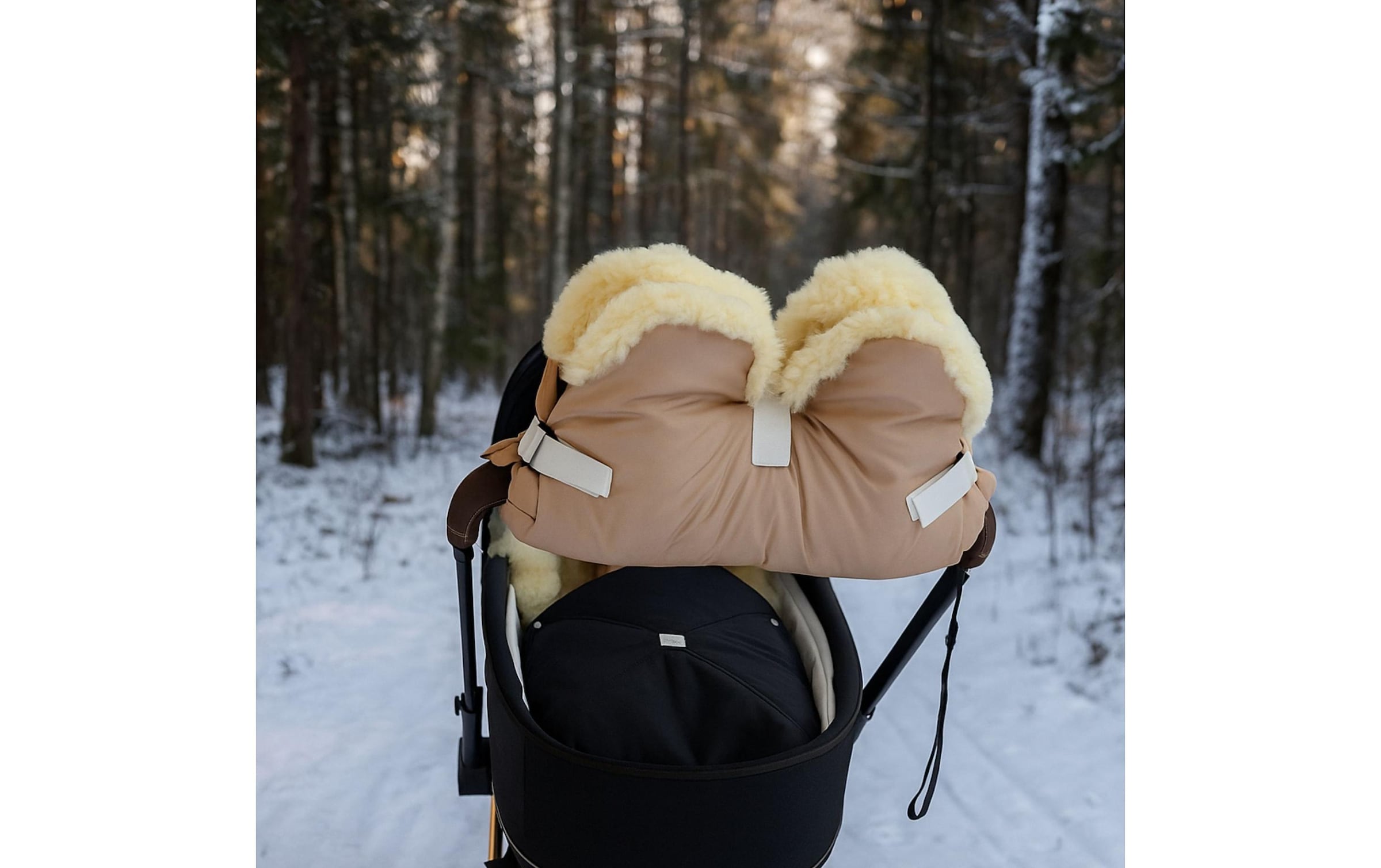 Kaiser Kinderwagen-Handwärmer »Lammfell Big Sand«