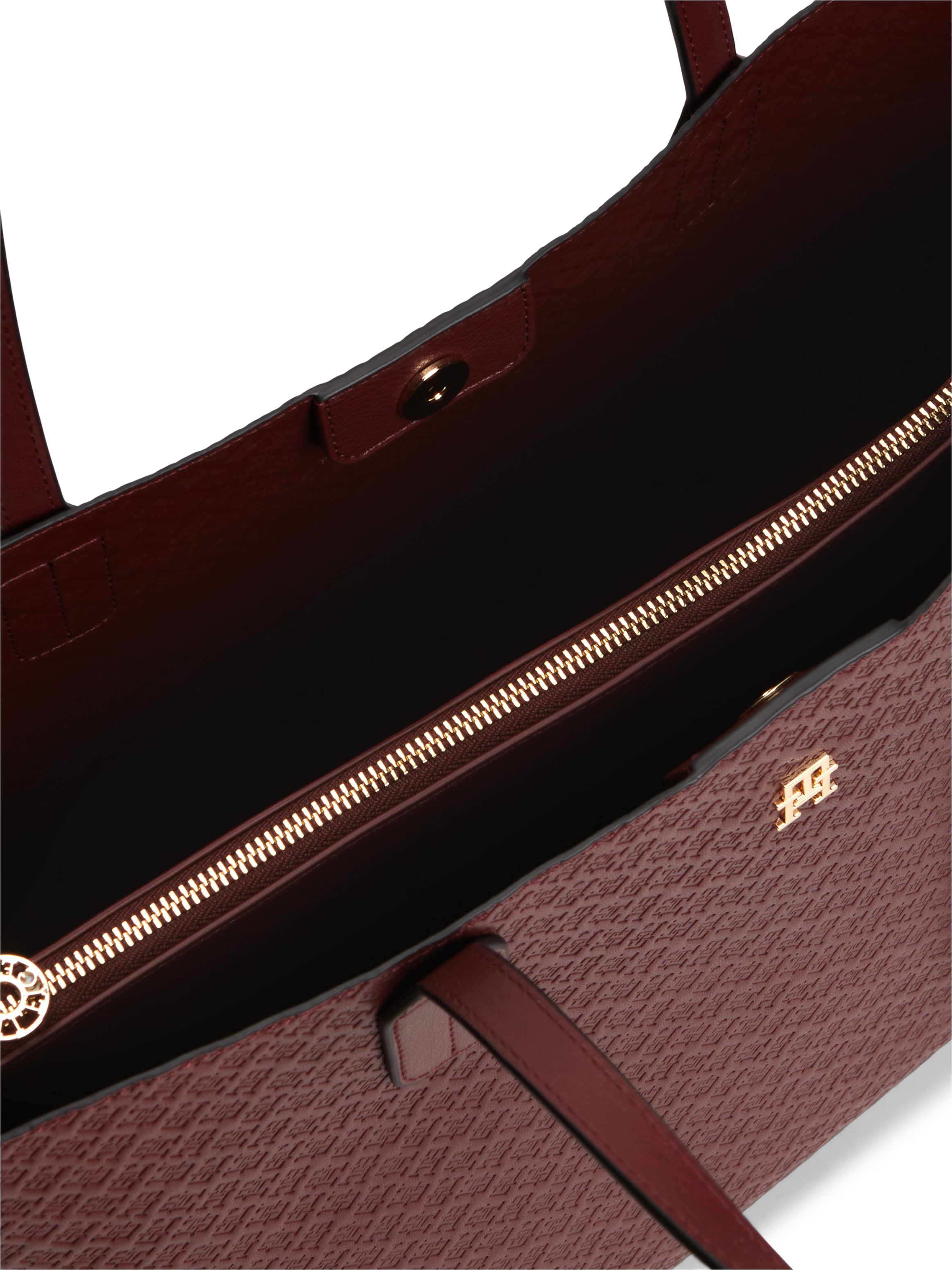 Tommy Hilfiger Sac à main »TH ICON TOTE MONO« Sac à épaule pour femmes avec embossage du logo TH sur toute la surface