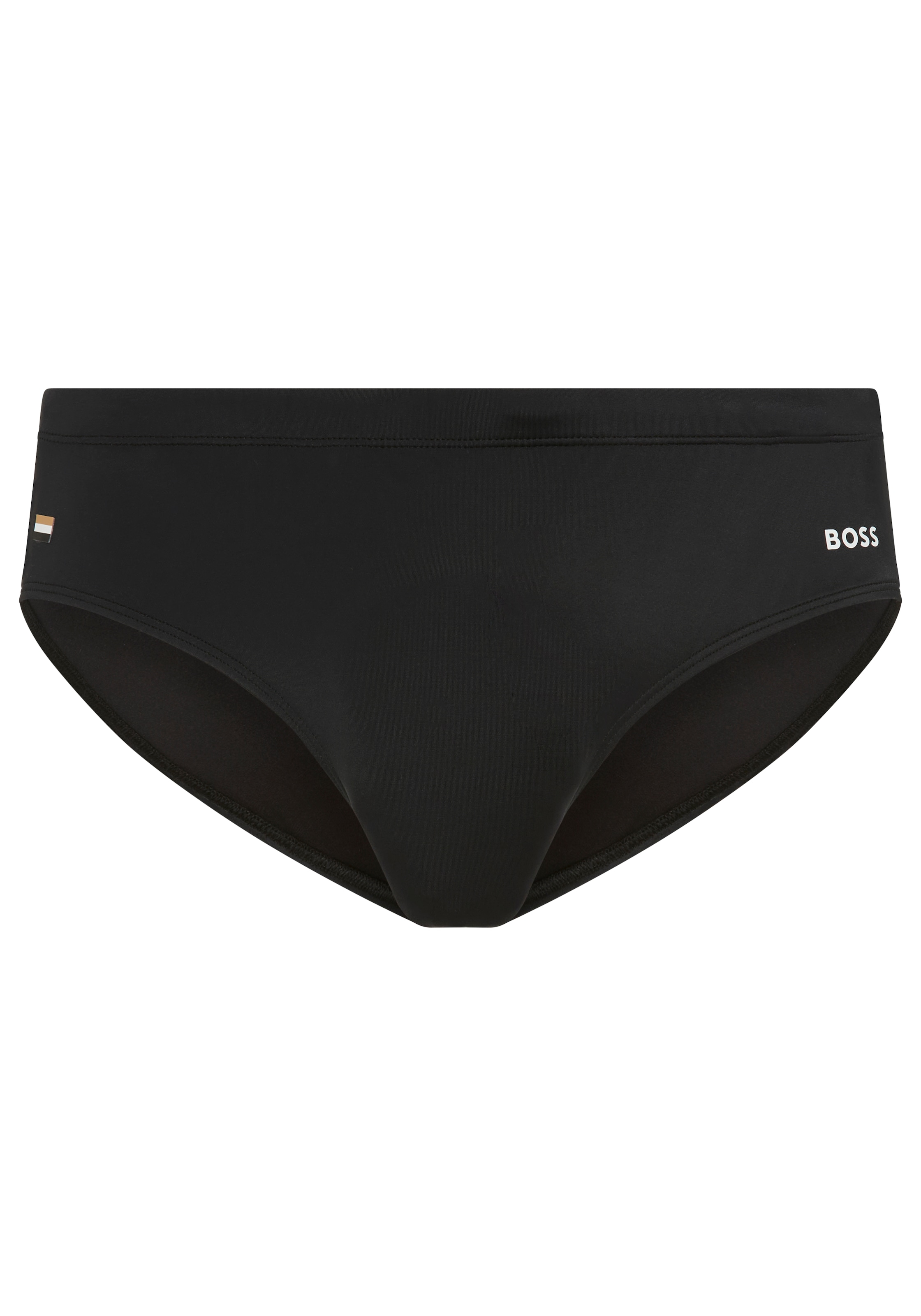 BOSS Maillot de bain »Brief John« avec inscription logo BOSS contrastante