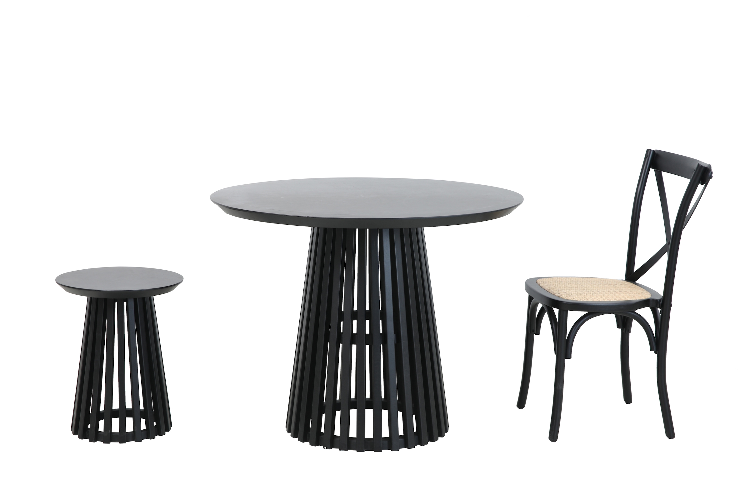 SIT Esstisch »Portland Ø 100 cm mit Säulengestell & Schweizer Kante« Säulenfuss schafft komfortable Beinfreiheit am Esstisch