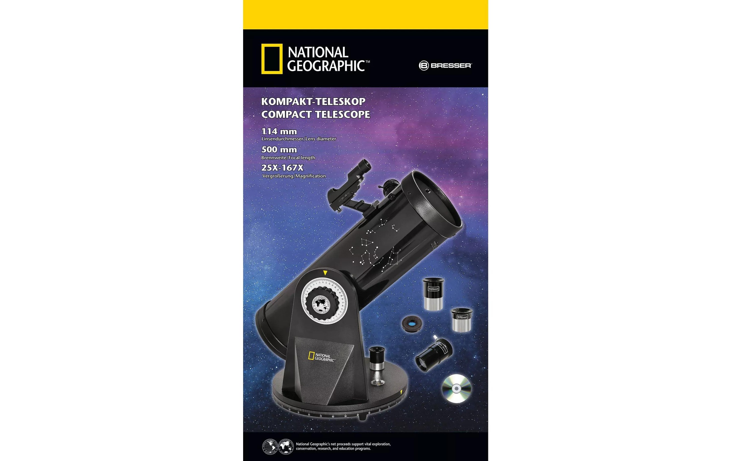 NATIONAL GEOGRAPHIC Teleskop »114/500«