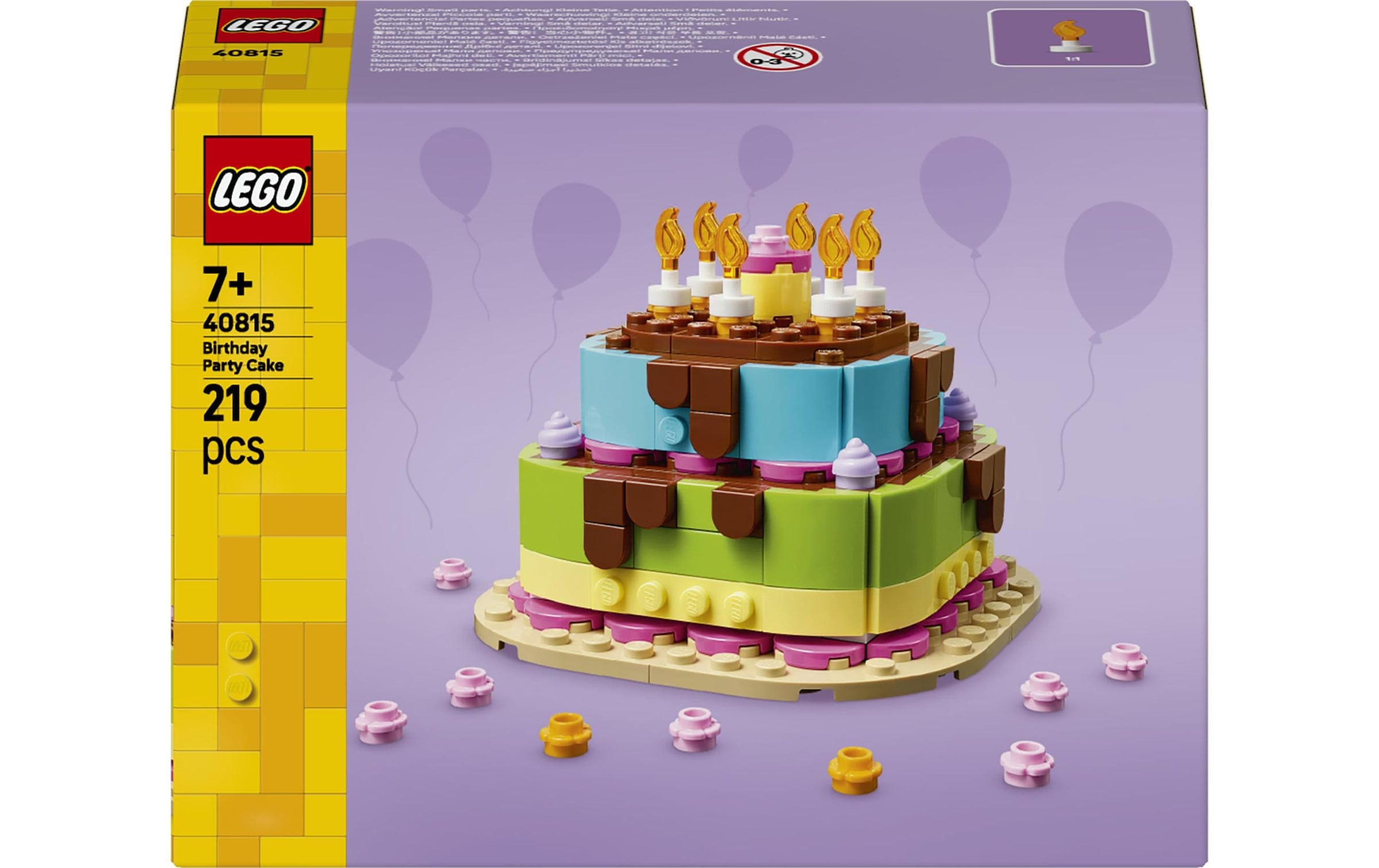 LEGO® Konstruktionsspielsteine »Geburtstagstorte (40815), LEGO Iconic« Made in Europe