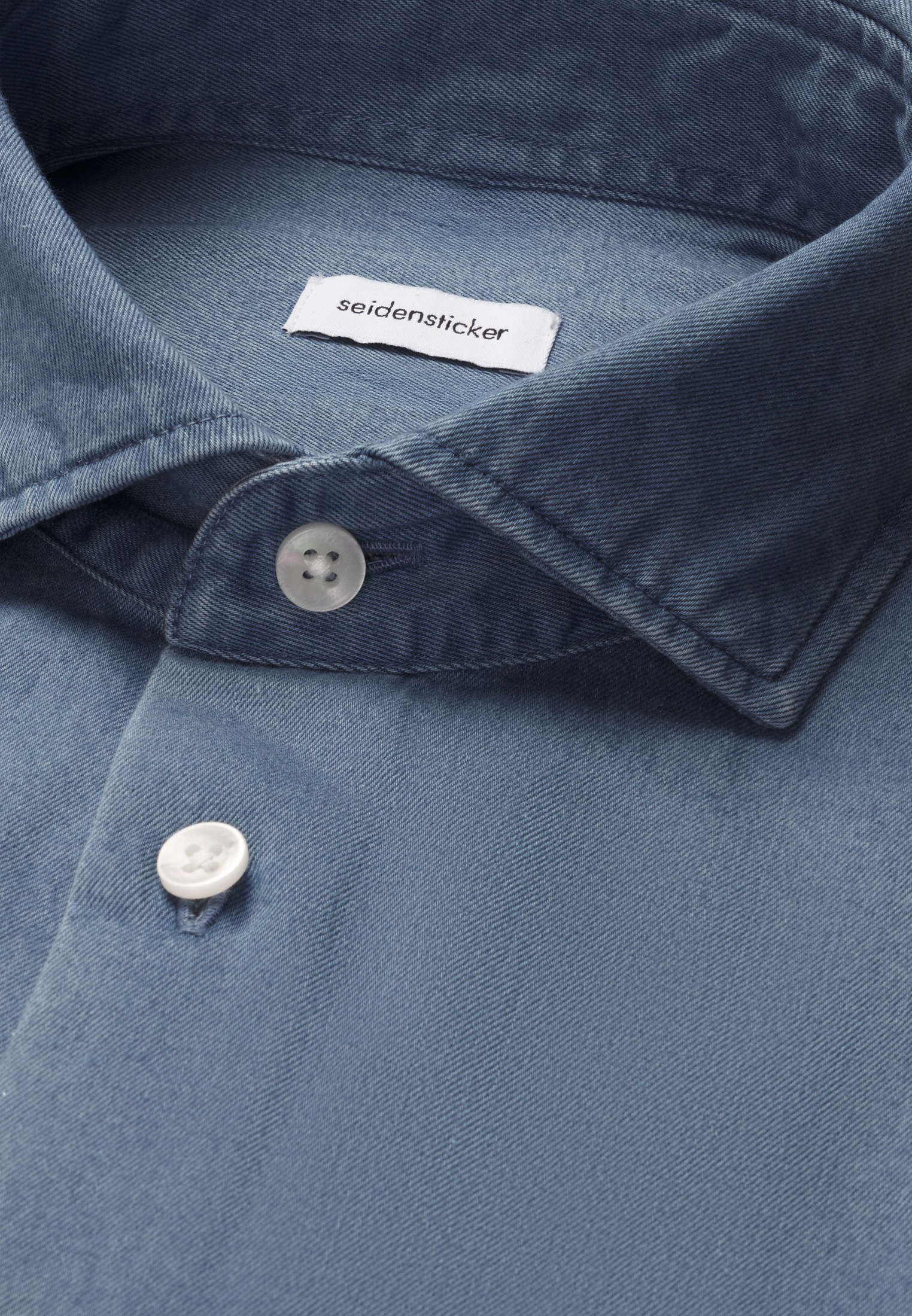 seidensticker Chemise en jean col Kent classique 1/1 en denim
