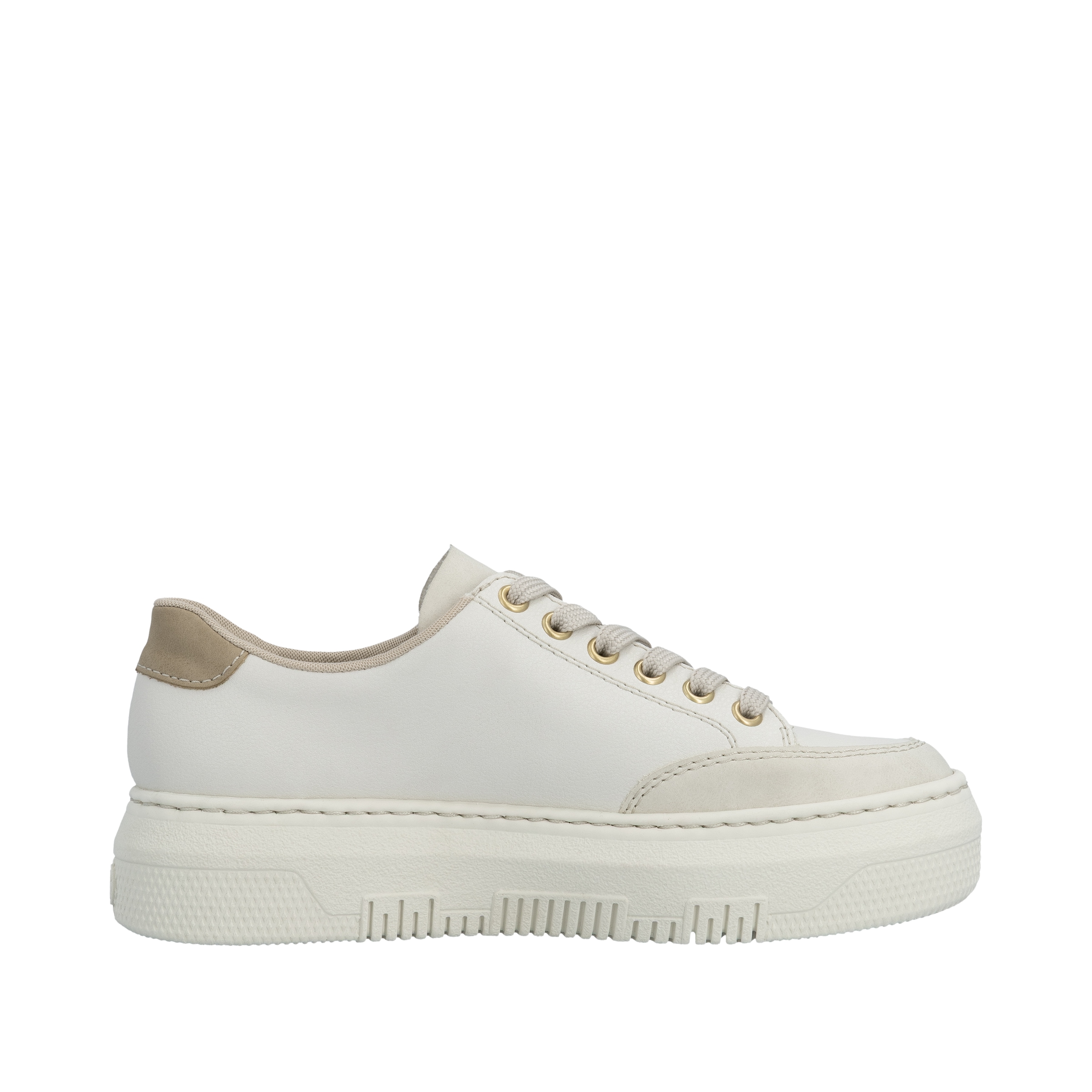 Rieker Baskets à plateforme  chaussure à lacets, chaussure basse, chaussure de loisirs avec fermeture éclair latérale