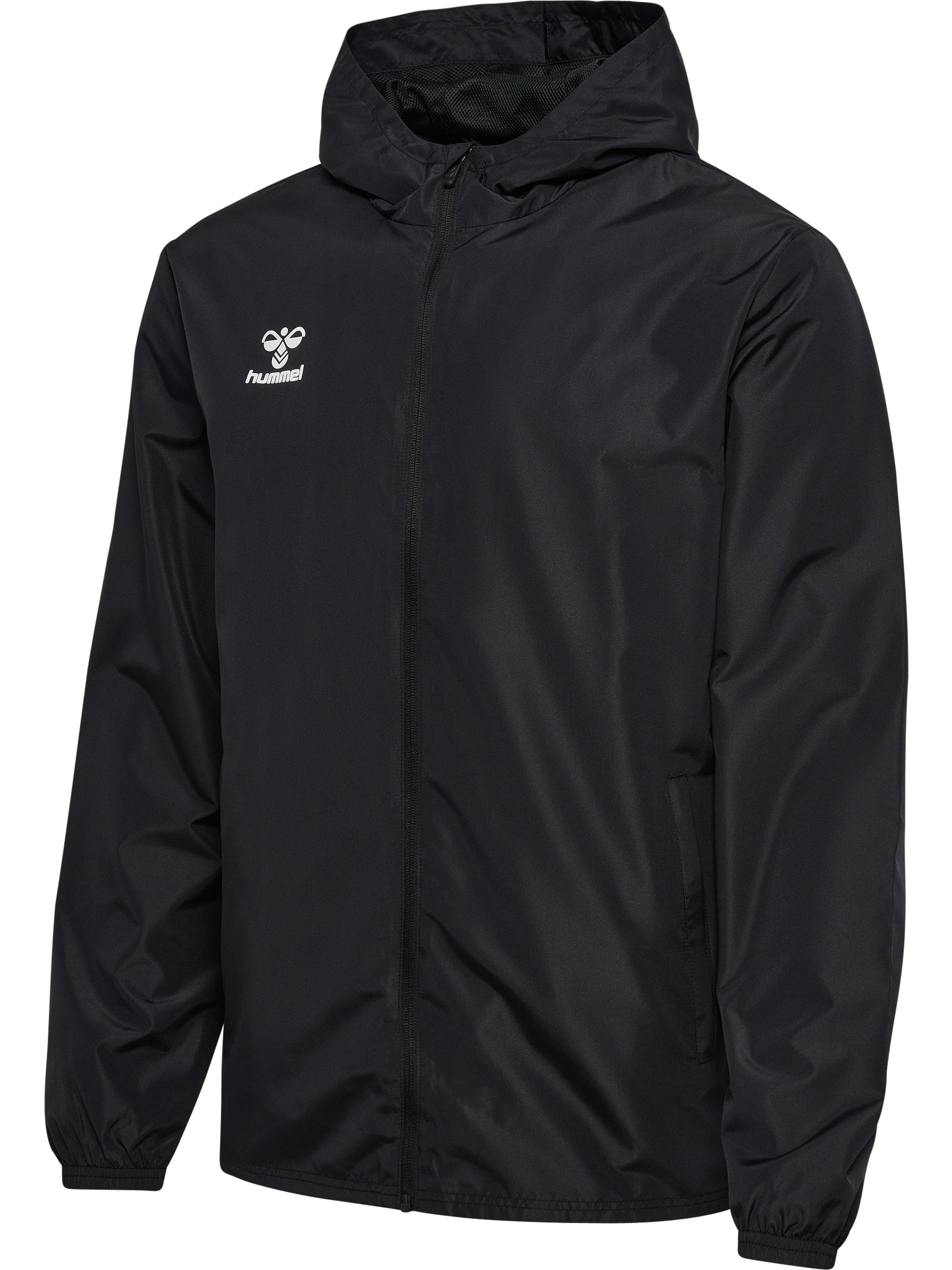 hummel Veste tous temps »hmlESSENTIAL AW JACKET« avec capuche avec poches zippées, respirant, déperlant et coupe-vent