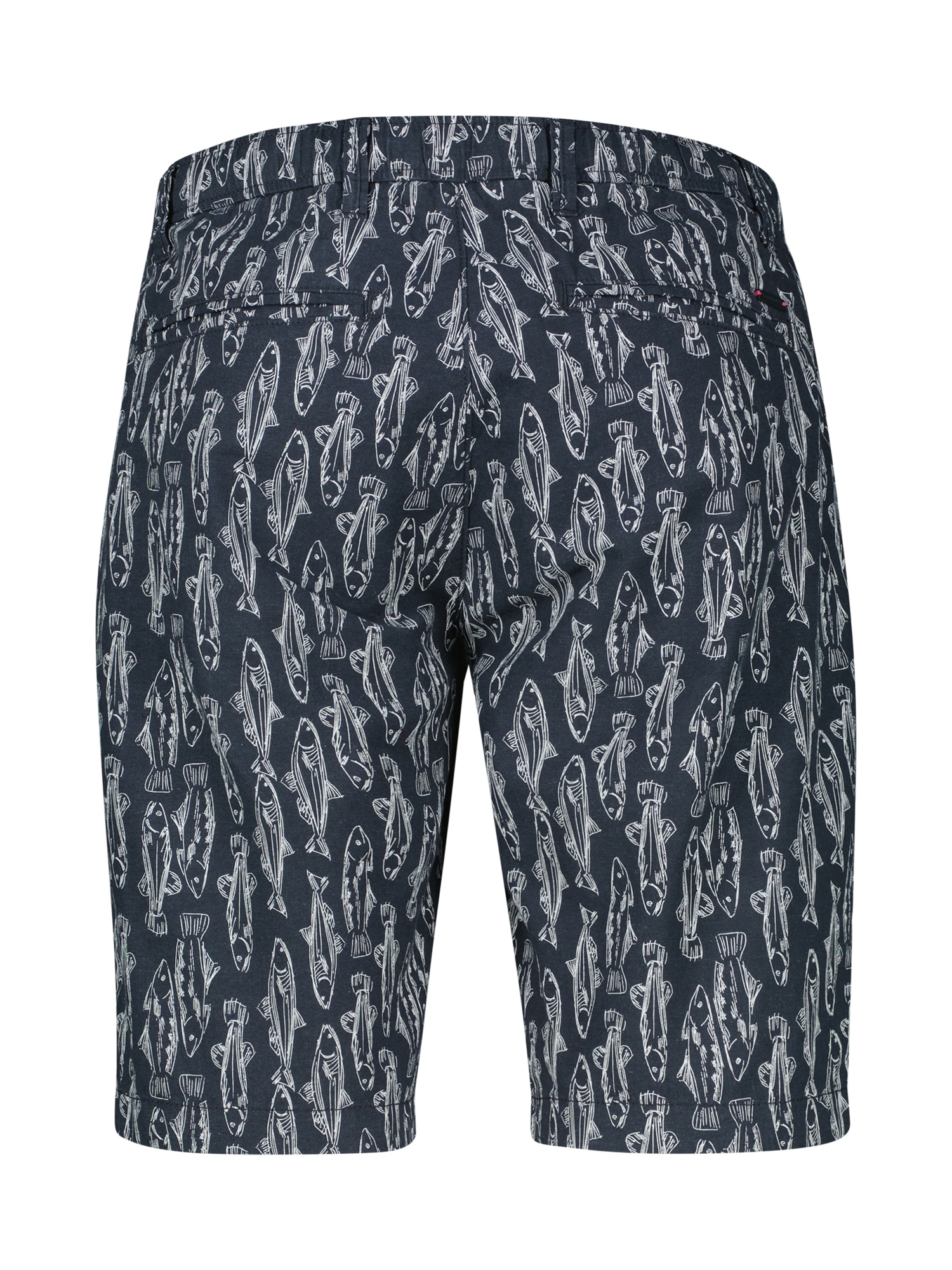 LERROS Chinoshorts »Leichte Chino-Bermuda mit Print, grosse Grössen«