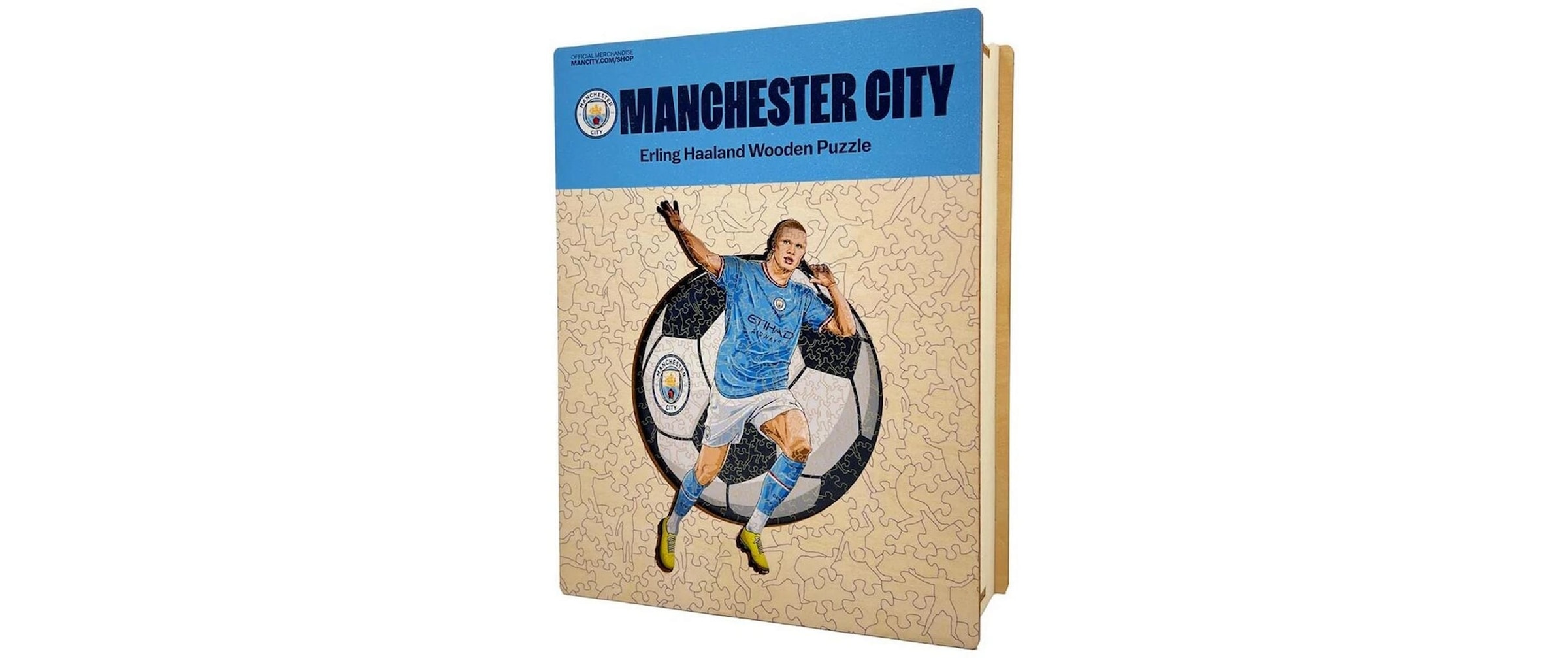   Puzzle »Iconic Man City FC – Erling Haaland« Holzart: Birke (Herkunftsland: China)