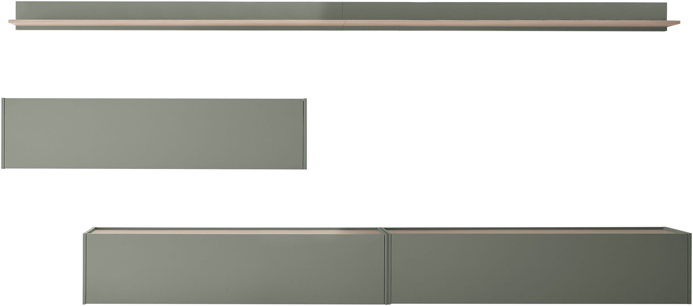 Home affaire Meuble mural »City/Giron, moderne Anbauwand, Komplettset in vielen Farben verfügbar« Set, 5 cuis tlg.