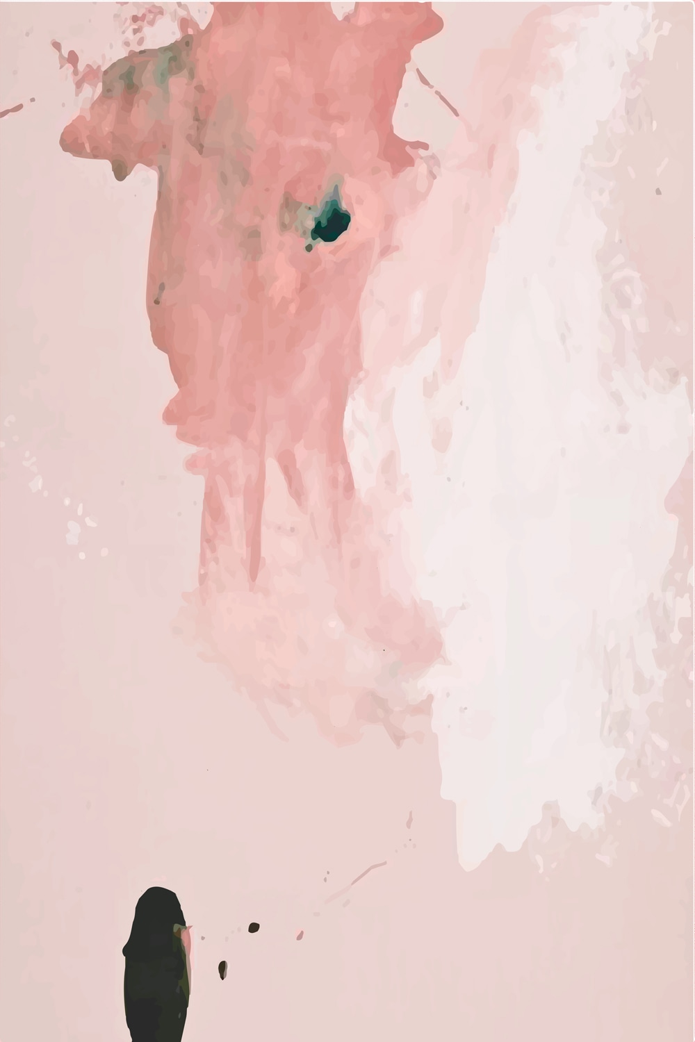queence Tableau en verre acrylique »Abstrakte Deko in Rosa« Abstrait | Abstrait | Art | Formes | Tableau 1 cuis tlg. impression d'art de qualité galerie avec système de suspension arrière