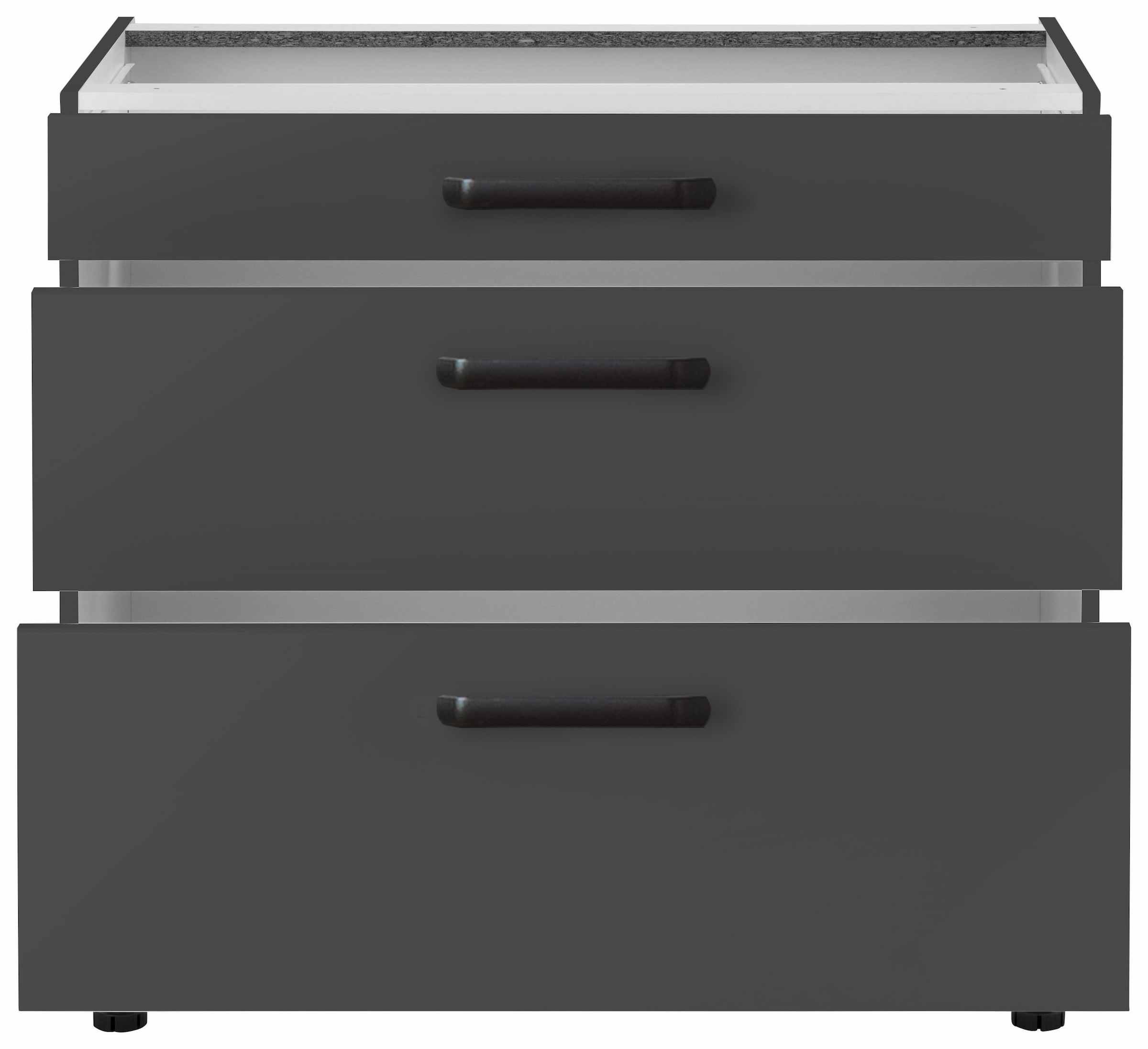 wiho Küchen Unterschrank »Simi« Soft-Close-Funktion in Schubkästen und Auszügen, verstellbare Füsse