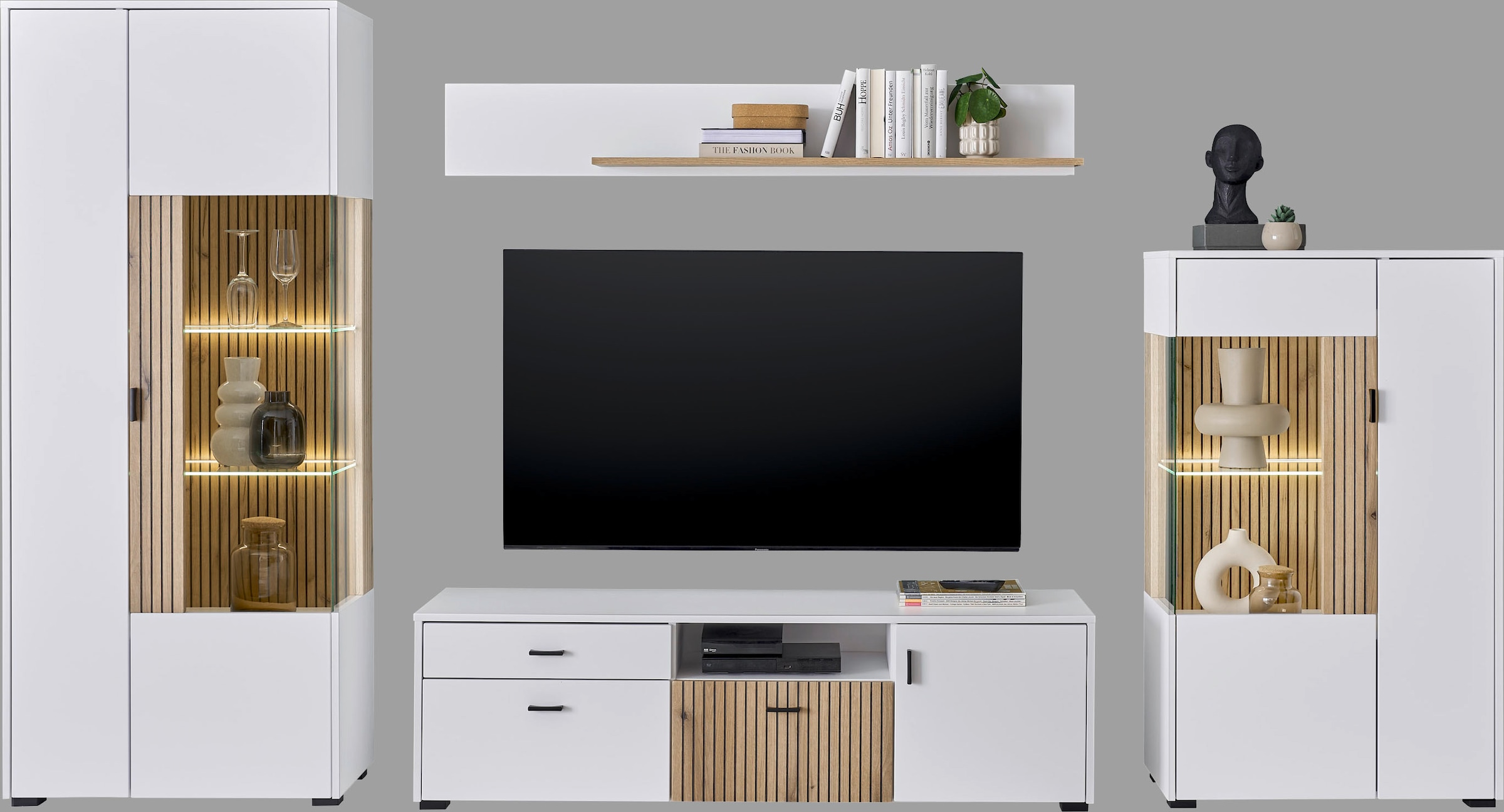 INOSIGN Wohnwand »HUDSON« Set, 4 Stk. tlg.