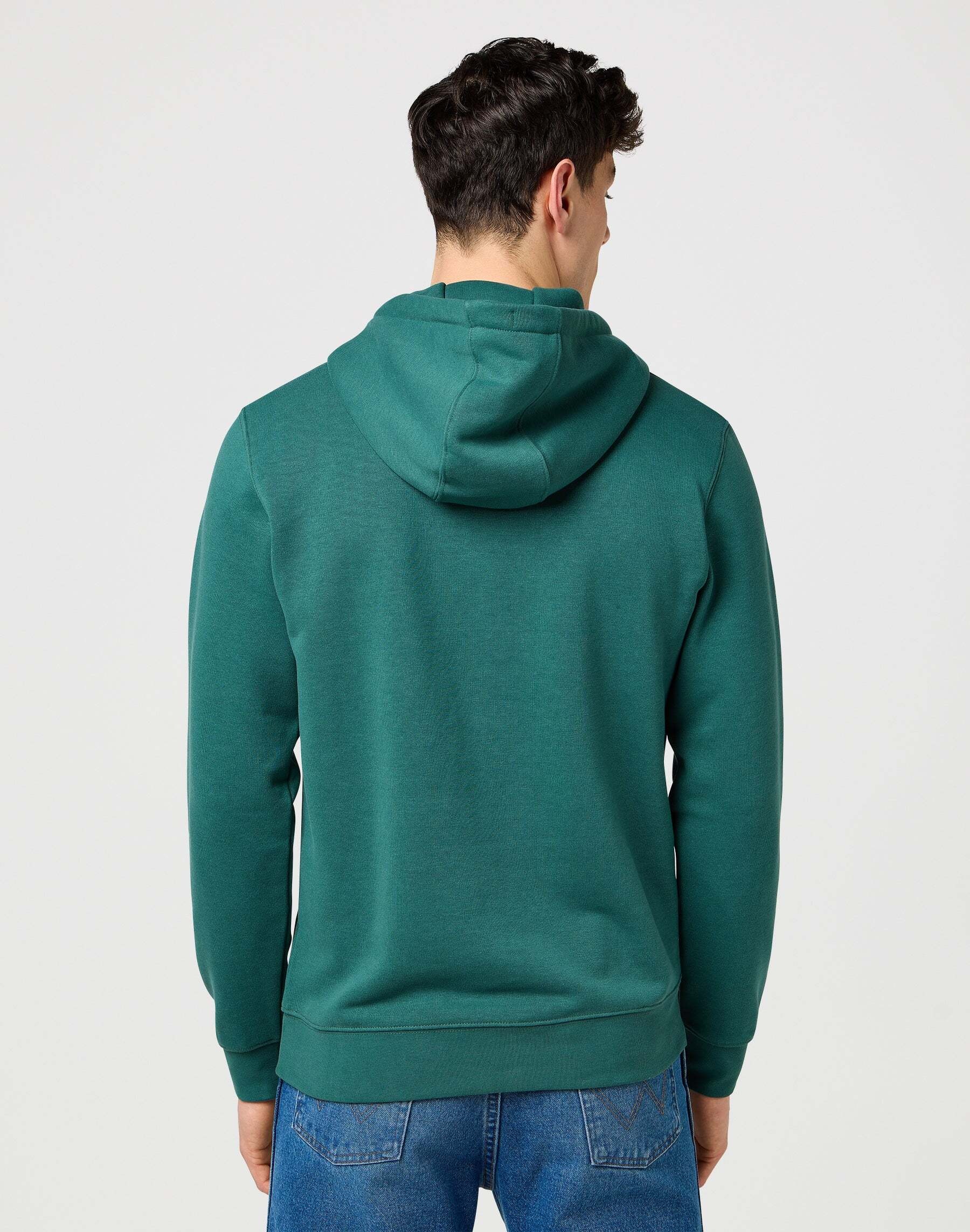 Wrangler Pull à capuche »WRANGLER Kapuzenpullover Sign Off Hoodie«
