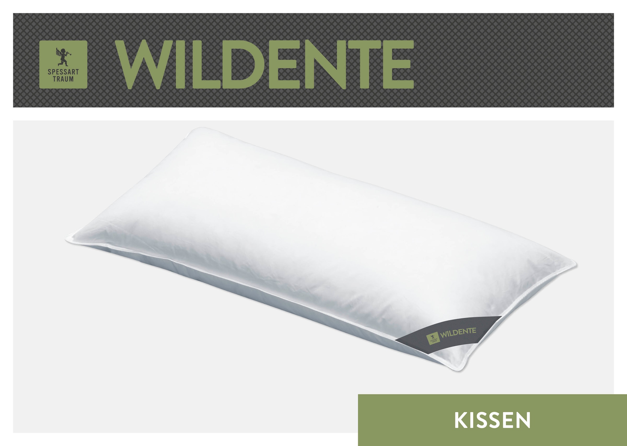 SPESSARTTRAUM Daunenkissen »Wildente« 1 Stk. tlg. Kopfkissen 40x80cm & weitere Grössen