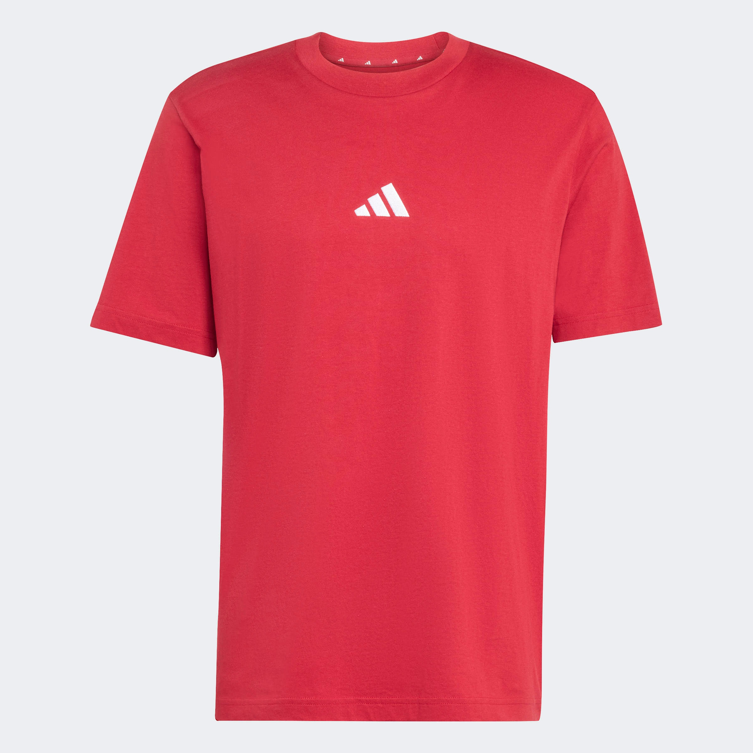 adidas Sportswear T-Shirt »ESSENTIALS SMALL LOGO SINGLE JERSEY« sportliches Kurzarmshirt, mit Rundhalsausschnitt