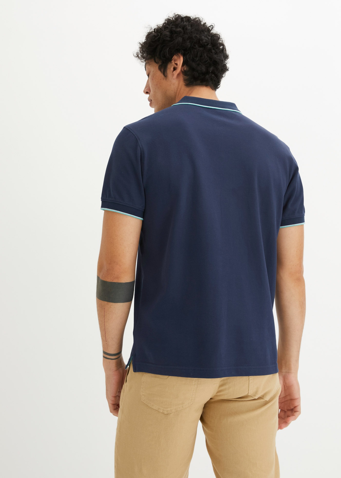 bonprix Polo »Piqué-Poloshirt aus reiner Baumwolle«, Piqué-Poloshirt aus reiner Baumwolle
