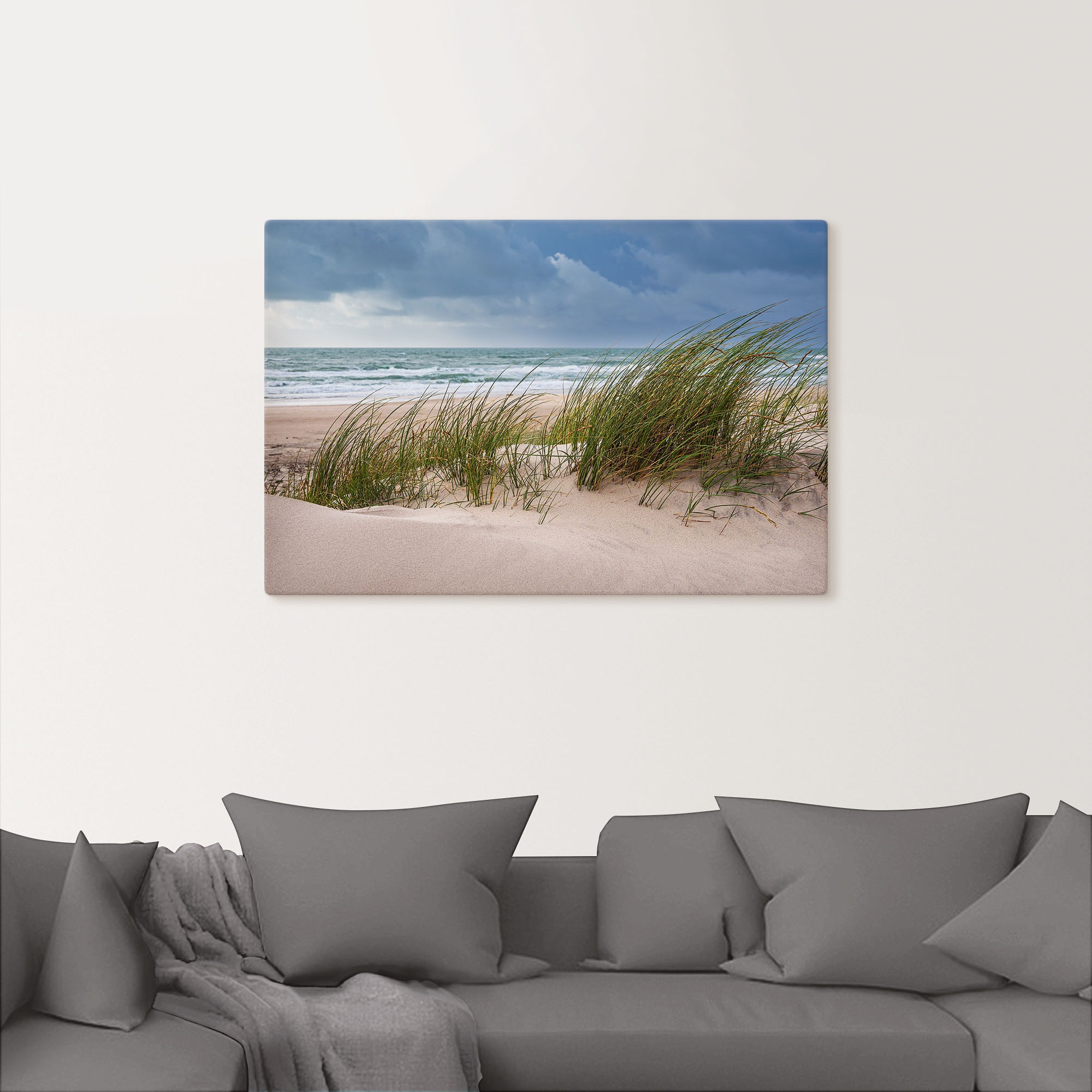 Artland Leinwandbild »Düne und Strand bei Hirtshals Dänemark I« Küstenbilder 1 Stk. tlg. auf Holzrahmen gespannt