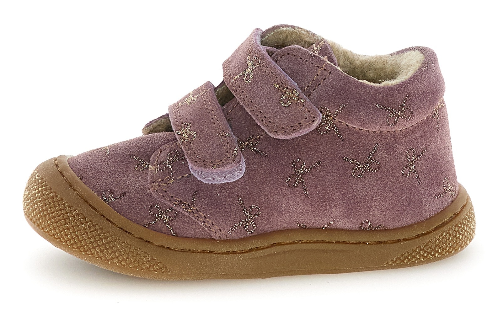 Naturino Lauflernschuh »Cocoon Wide«  Barfussschuh, Klettschuh in weiter Form, Grössenschablone zum Download