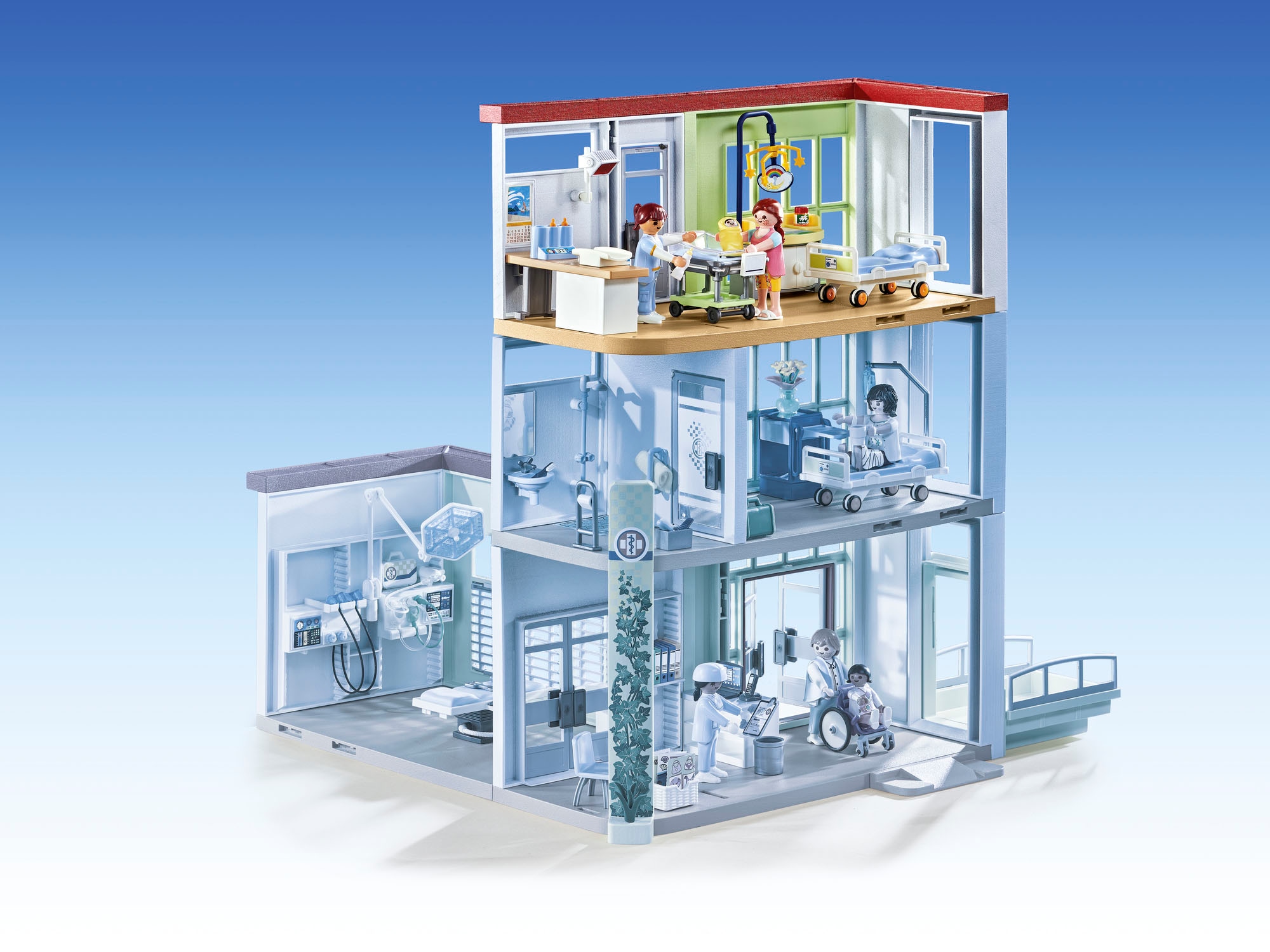 Playmobil® Konstruktions-Spielset »Entbindungsstation (71616), Action Heroes« Made in Europe