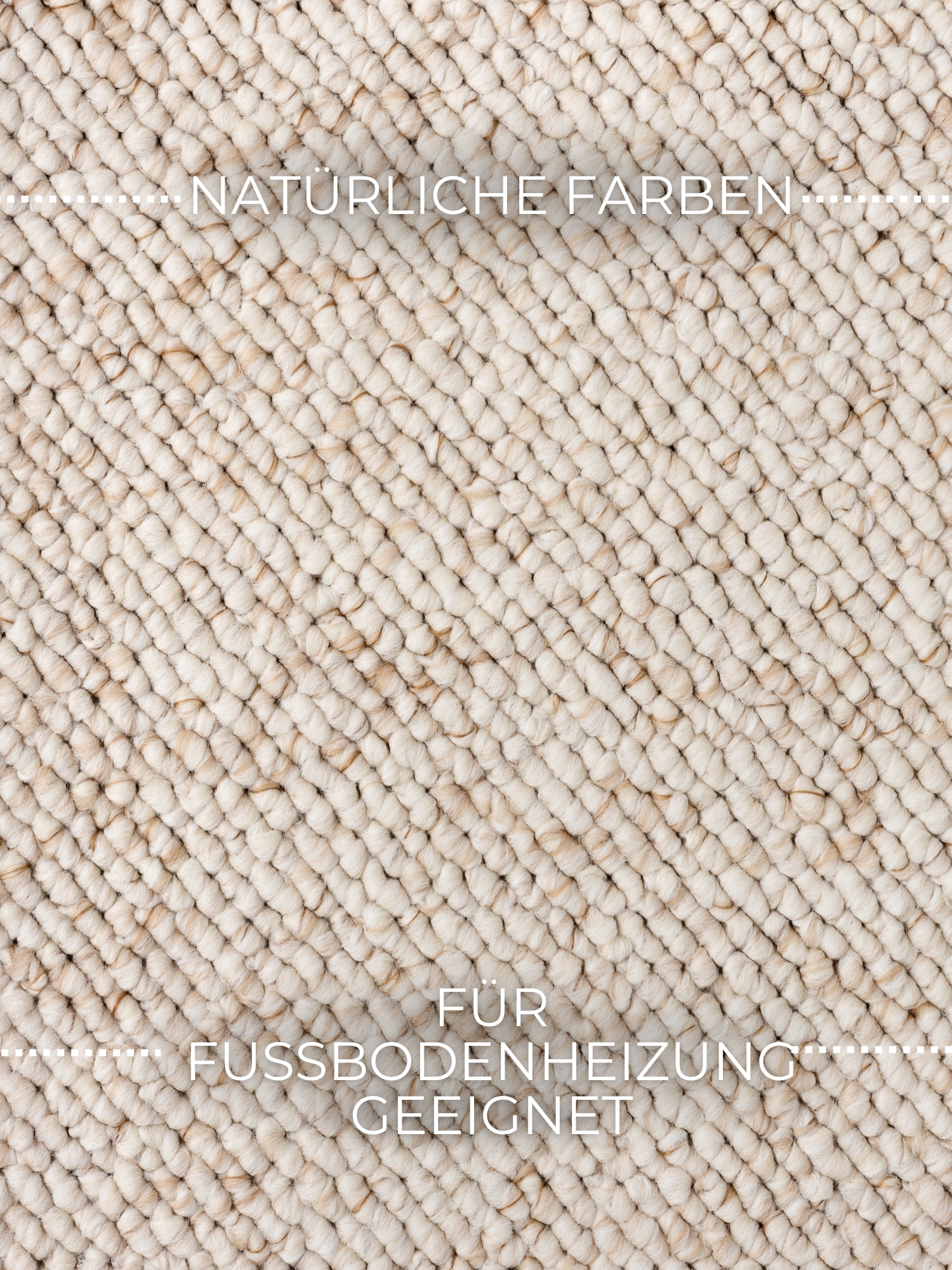 ELLE DECORATION Tapis »Rocco« Rectangulaire 10 mm Höhe couloir, lavable, salon, salle à manger, aspect laine