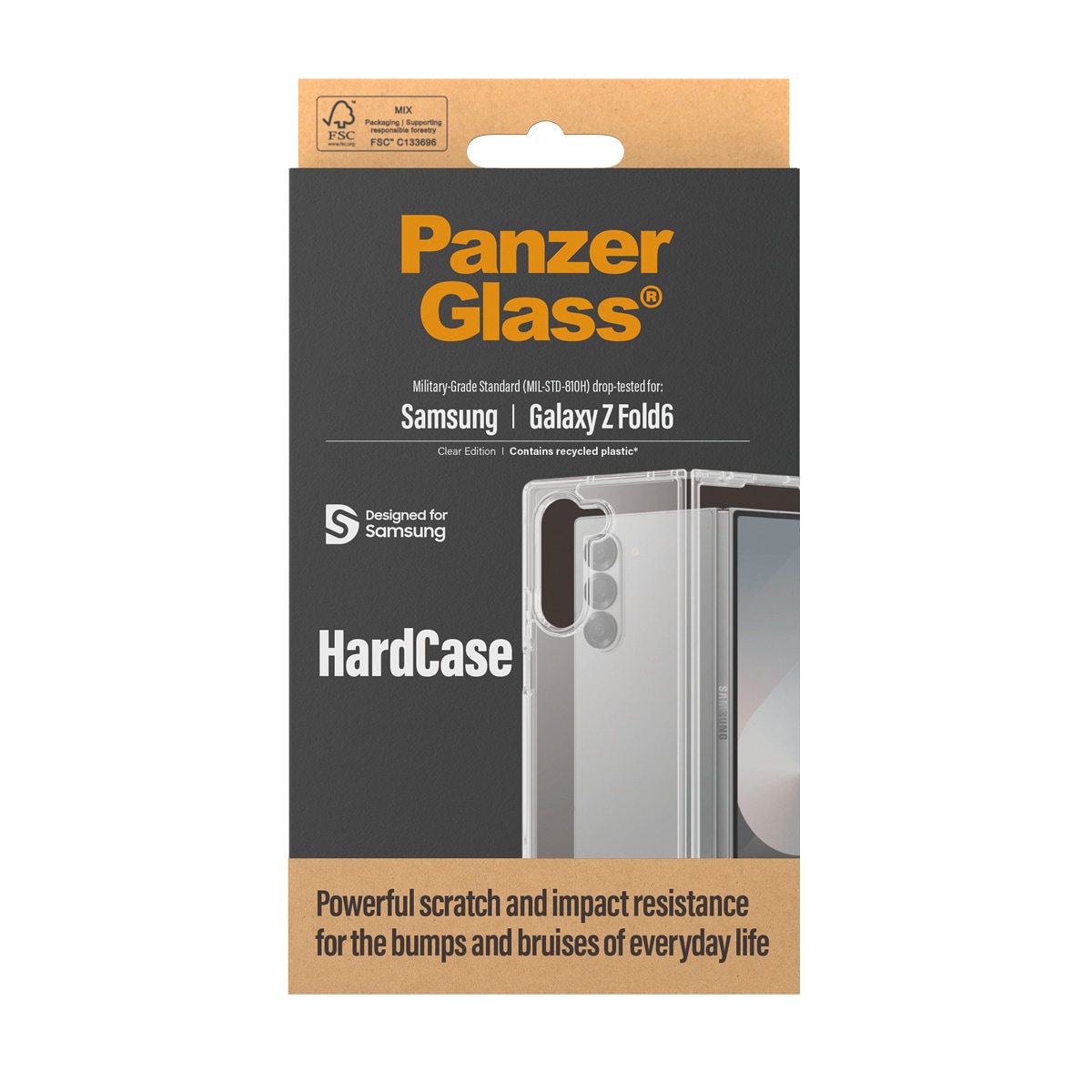 SAFE by PanzerGlass Housse pour téléphone portable »Hardcase für Samsung Galaxy Z Fold 6« Backcover, Schutzhülle, Handyschutzhülle, Case, Schutzcase, stossfest