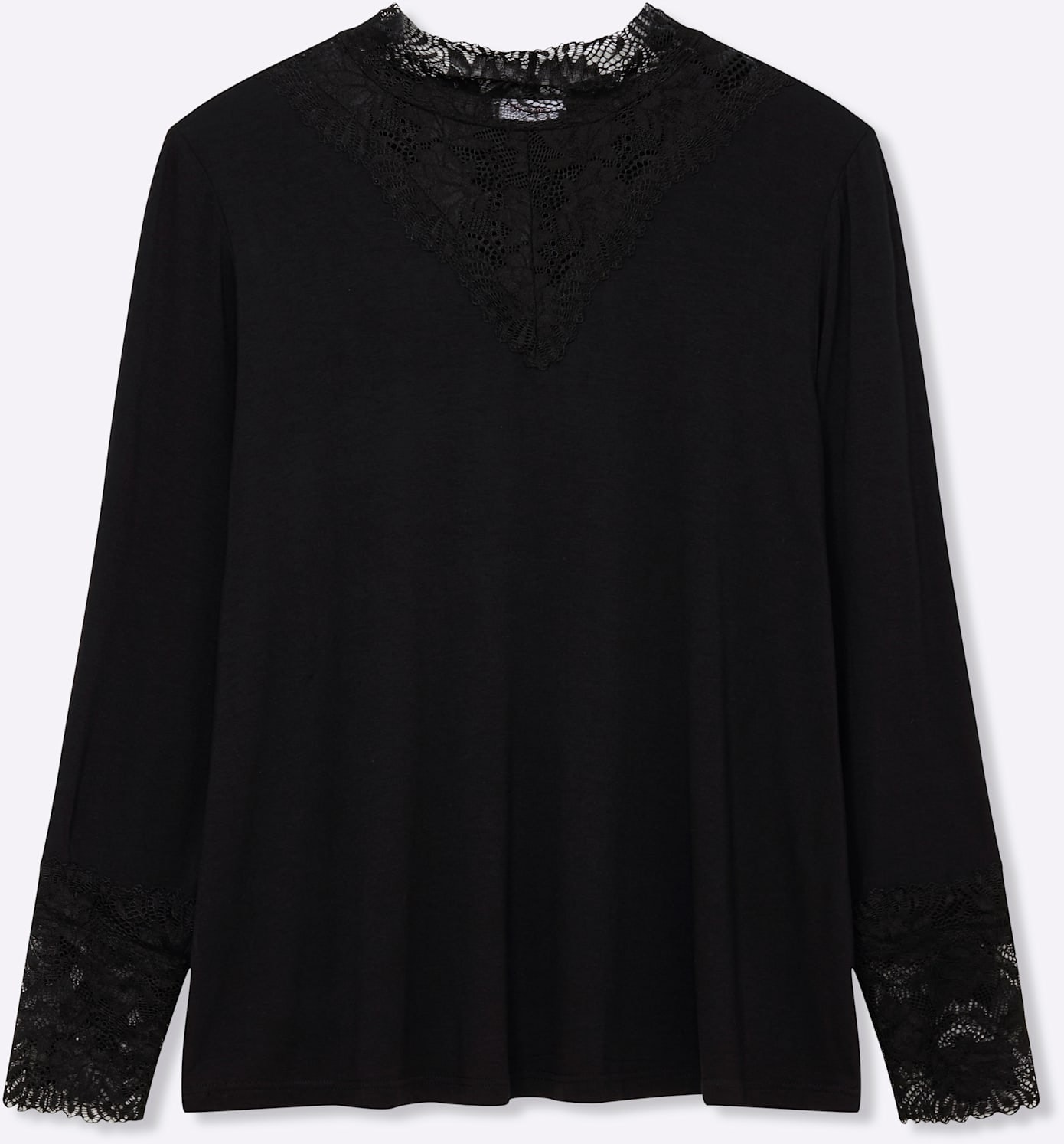 sheego by Joe Browns T-shirt à col montant »Shirt« 1 cuis